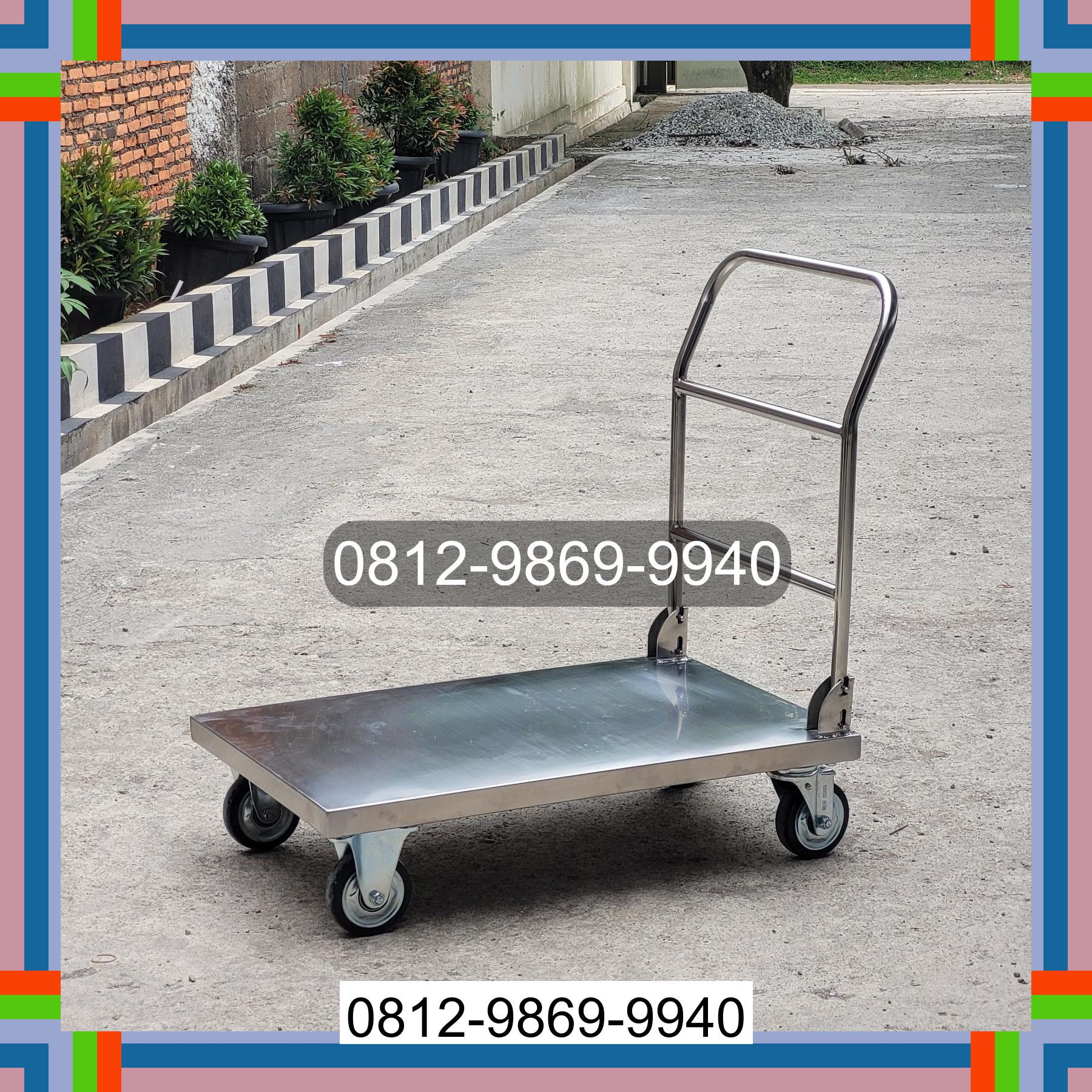 0812-9869-9940 Eksklusif, Jual Handtruck Hand Truck 500 kgg & 300 kg | Troli Barang | Troli lipat | Troli angkut Tambrauw