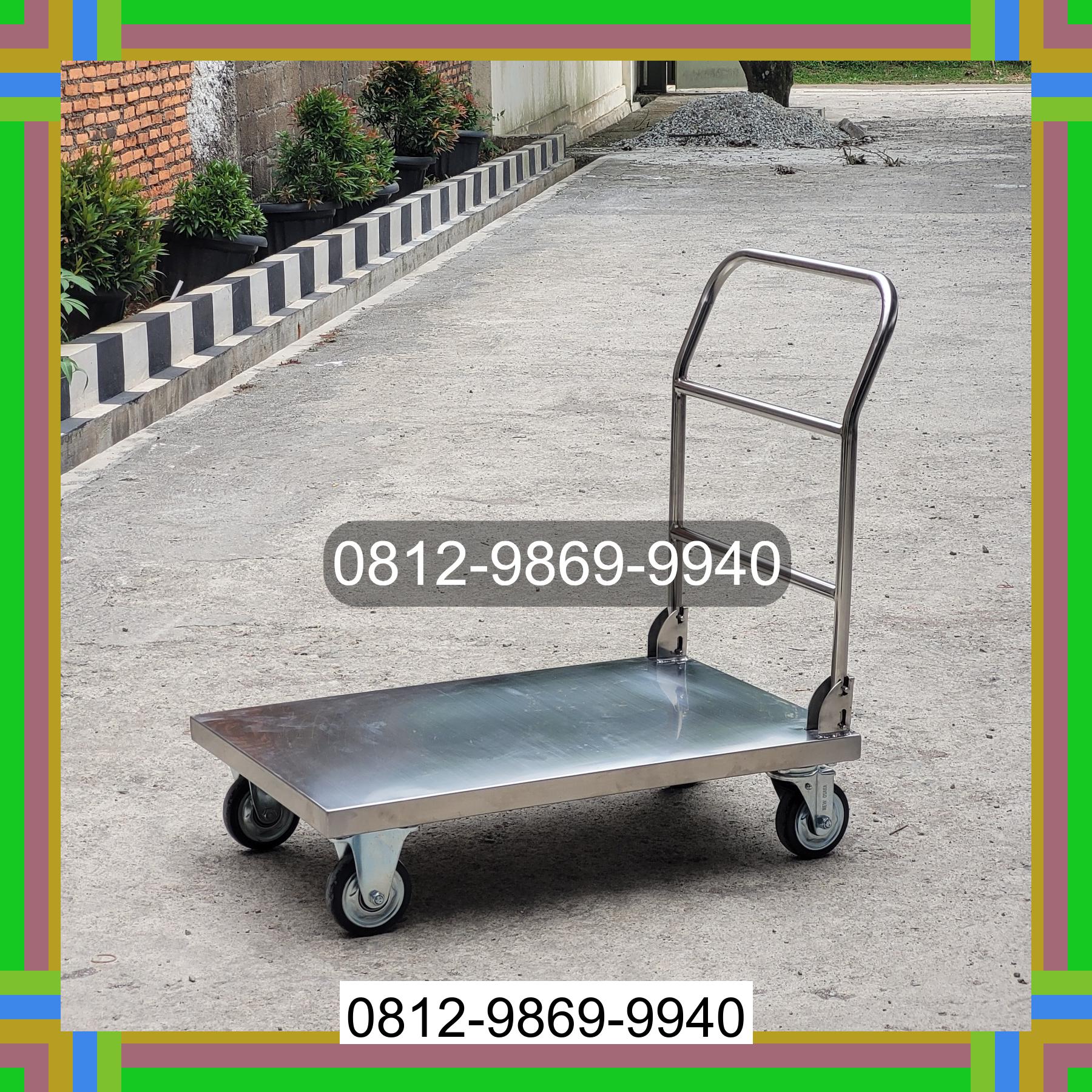 0812-9869-9940 Eksklusif, Jual Handtruck Hand Truck 500 kgg & 300 kg | Troli Barang | Troli lipat | Troli angkut Tana Tidung