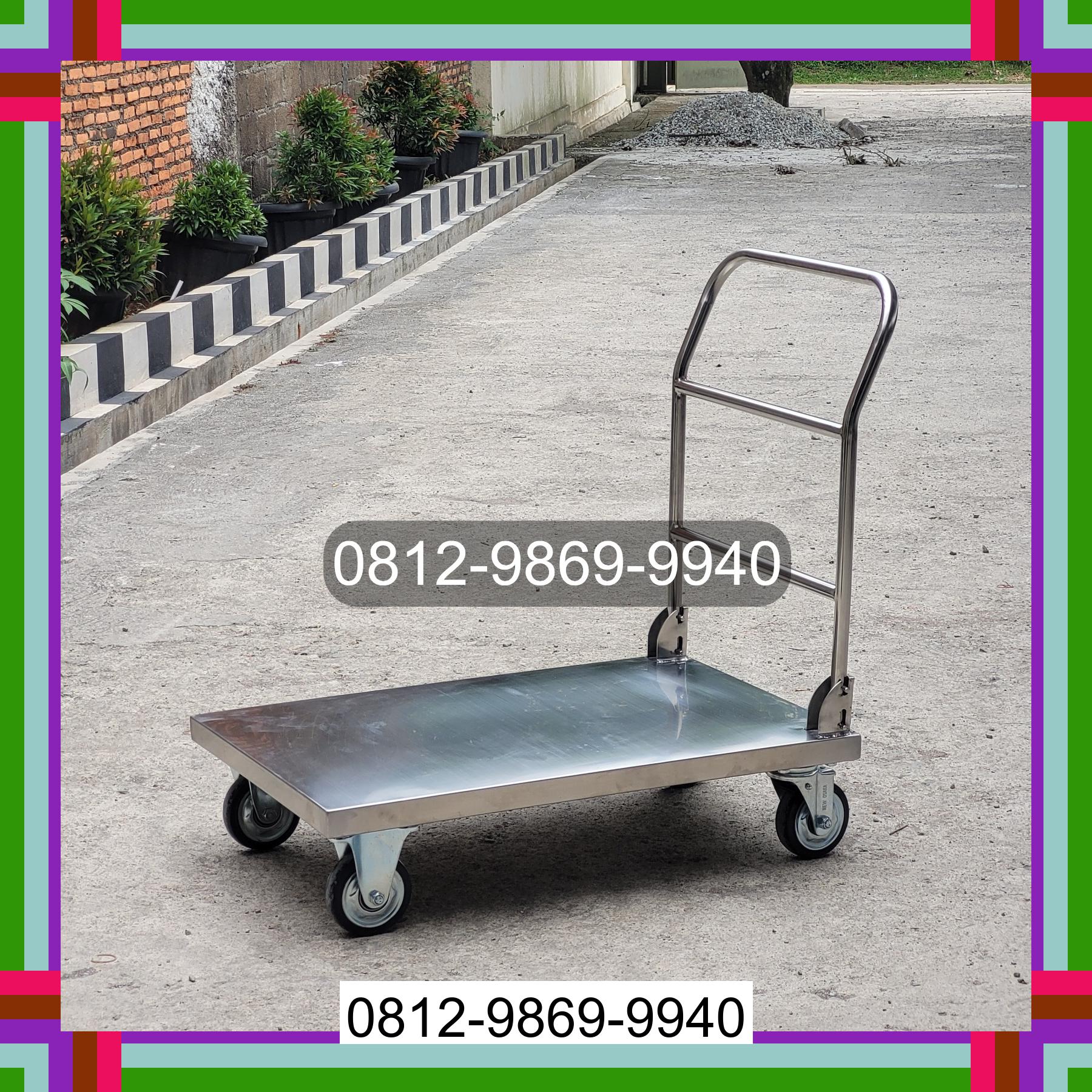 0812-9869-9940 Eksklusif, Jual Handtruck Hand Truck 500 kgg & 300 kg | Troli Barang | Troli lipat | Troli angkut Tana Toraja