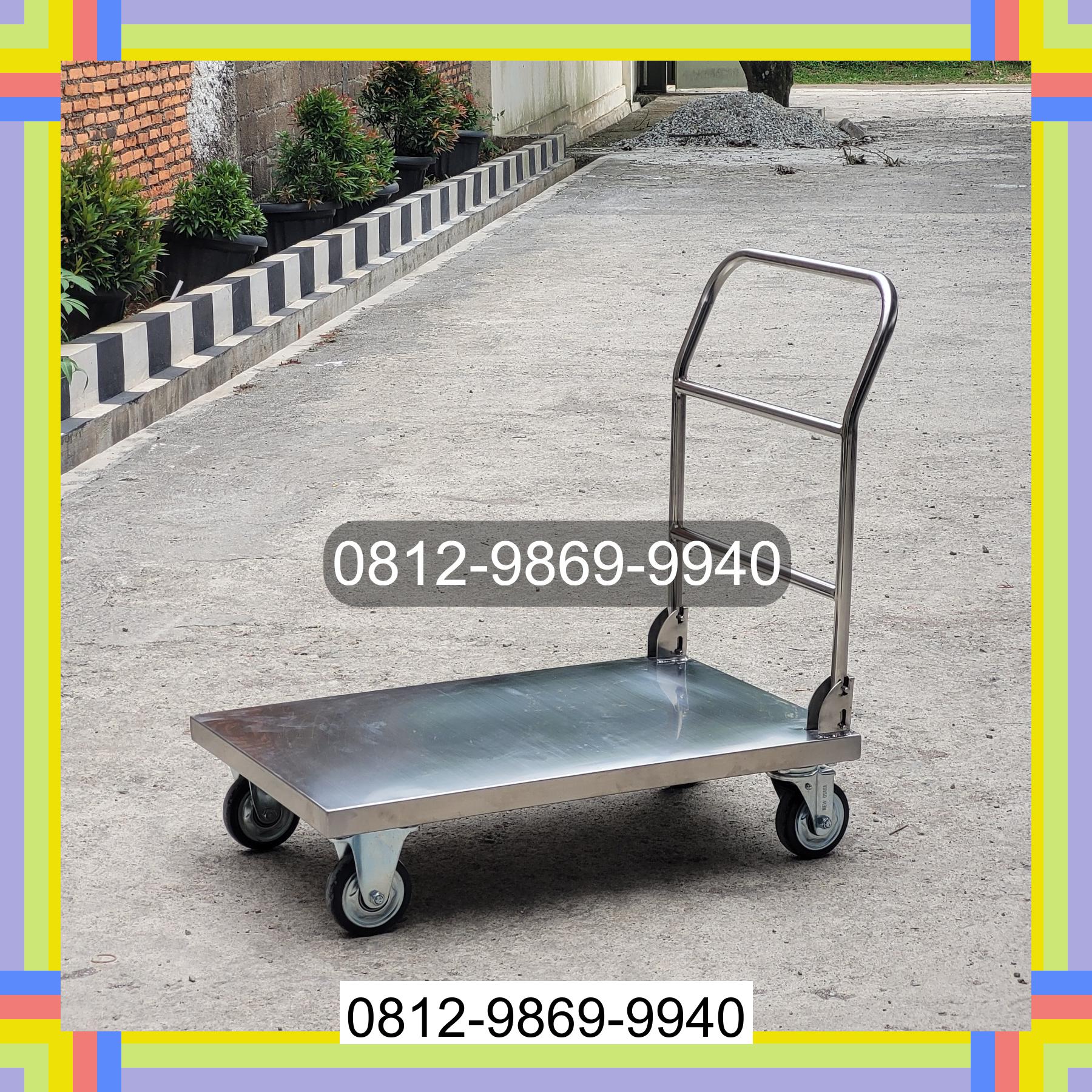 0812-9869-9940 Eksklusif, Jual Handtruck Hand Truck 500 kgg & 300 kg | Troli Barang | Troli lipat | Troli angkut Tanah Luas