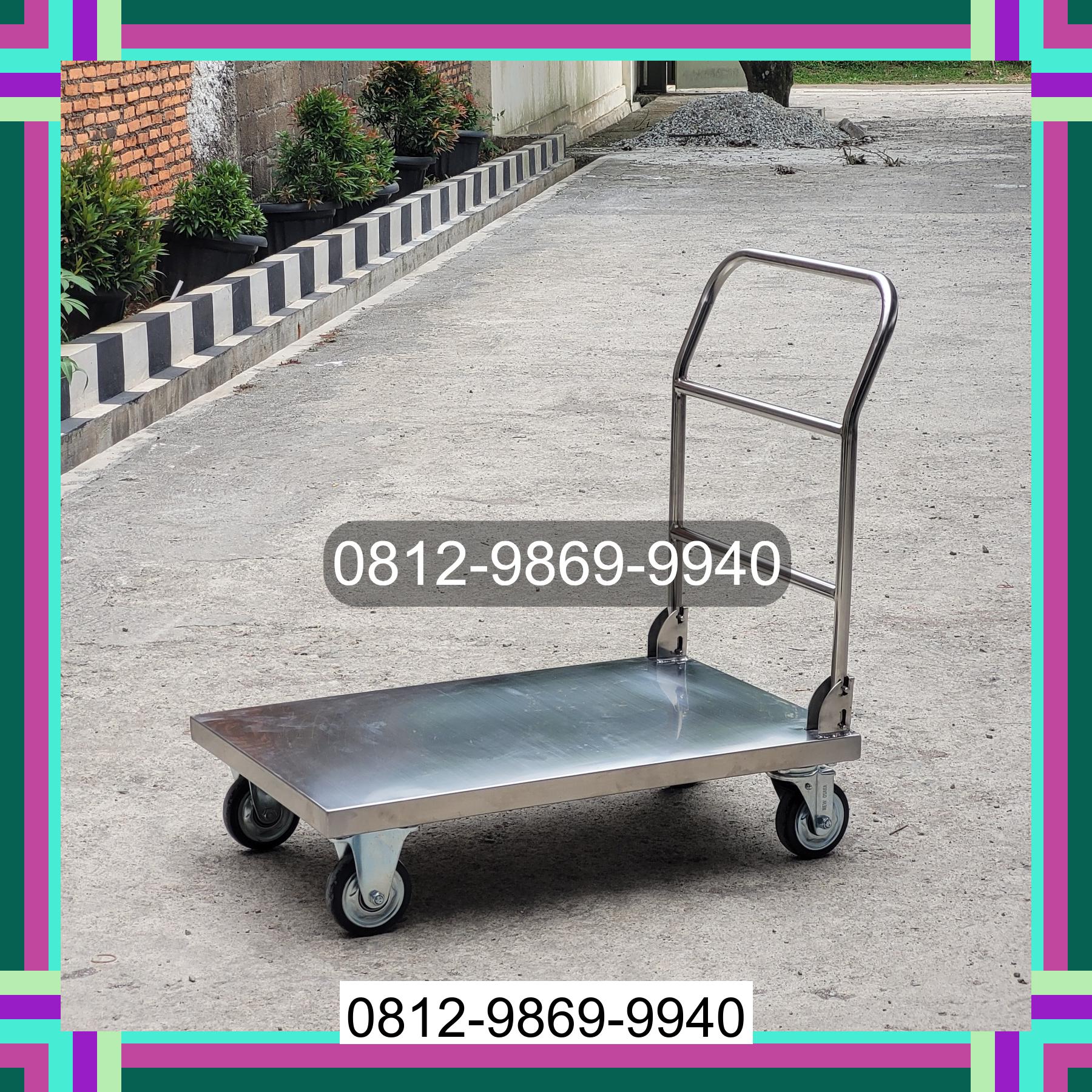 0812-9869-9940 Eksklusif, Jual Handtruck Hand Truck 500 kgg & 300 kg | Troli Barang | Troli lipat | Troli angkut Tanah Pinem
