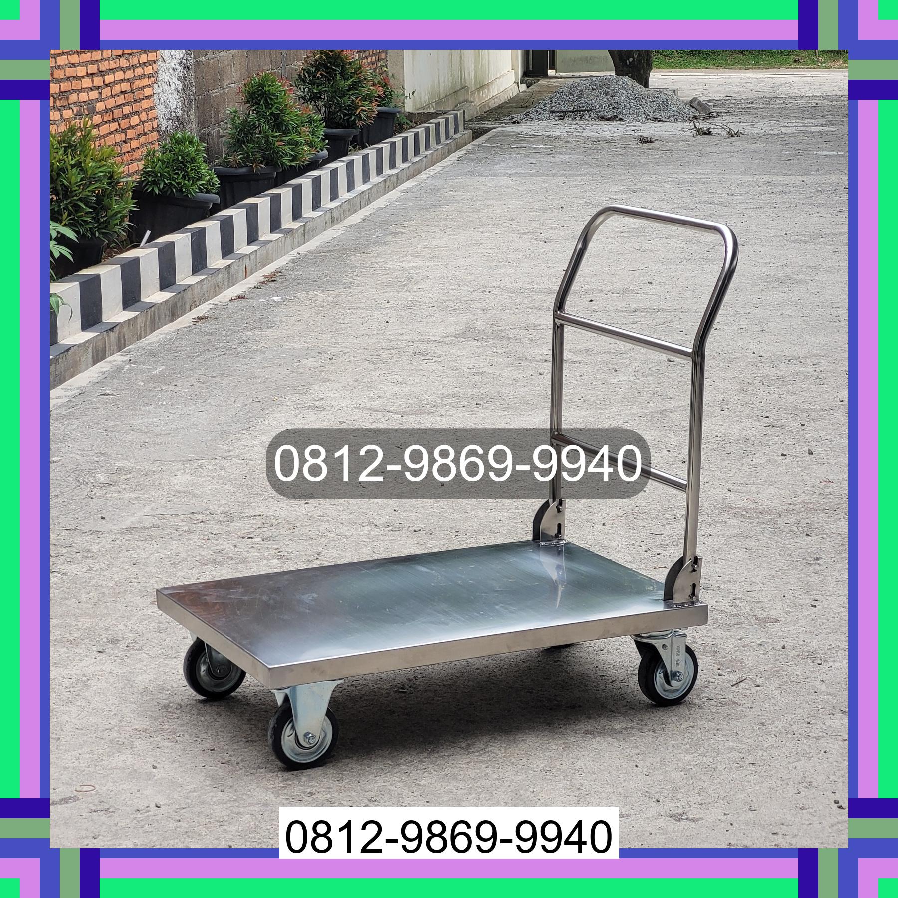 0812-9869-9940 Eksklusif, Jual Handtruck Hand Truck 500 kgg & 300 kg | Troli Barang | Troli lipat | Troli angkut Tapian Nauli