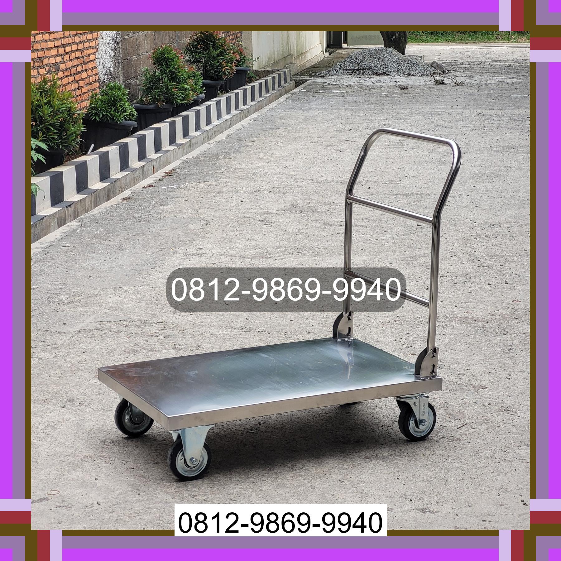 0812-9869-9940 Eksklusif, Jual Handtruck Hand Truck 500 kgg & 300 kg | Troli Barang | Troli lipat | Troli angkut Teluk Nibung