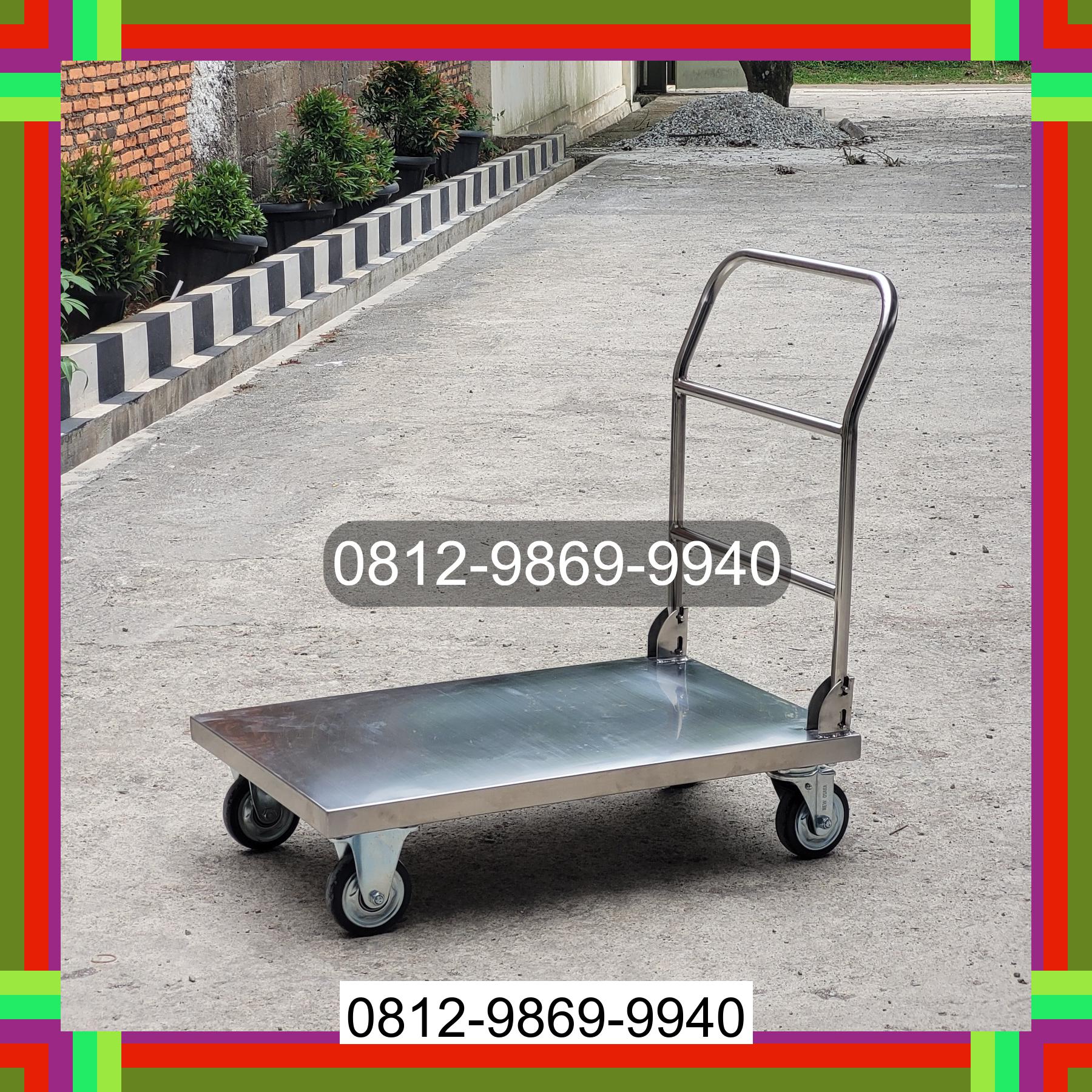 0812-9869-9940 Eksklusif, Jual Handtruck Hand Truck 500 kgg & 300 kg | Troli Barang | Troli lipat | Troli angkut Tuah Negeri