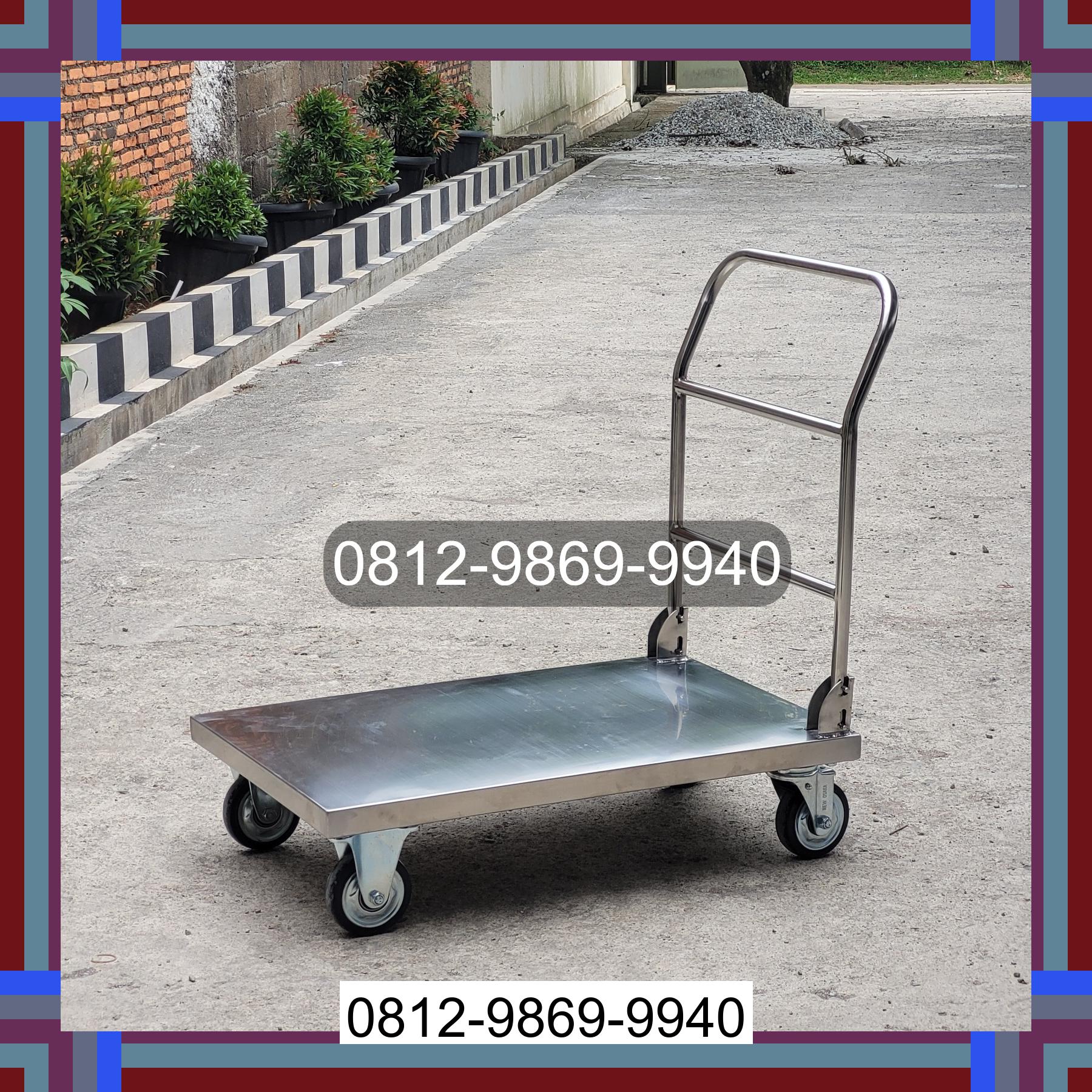 0812-9869-9940 Eksklusif, Jual Handtruck Hand Truck 500 kgg & 300 kg | Troli Barang | Troli lipat | Troli angkut Tugumulyo
