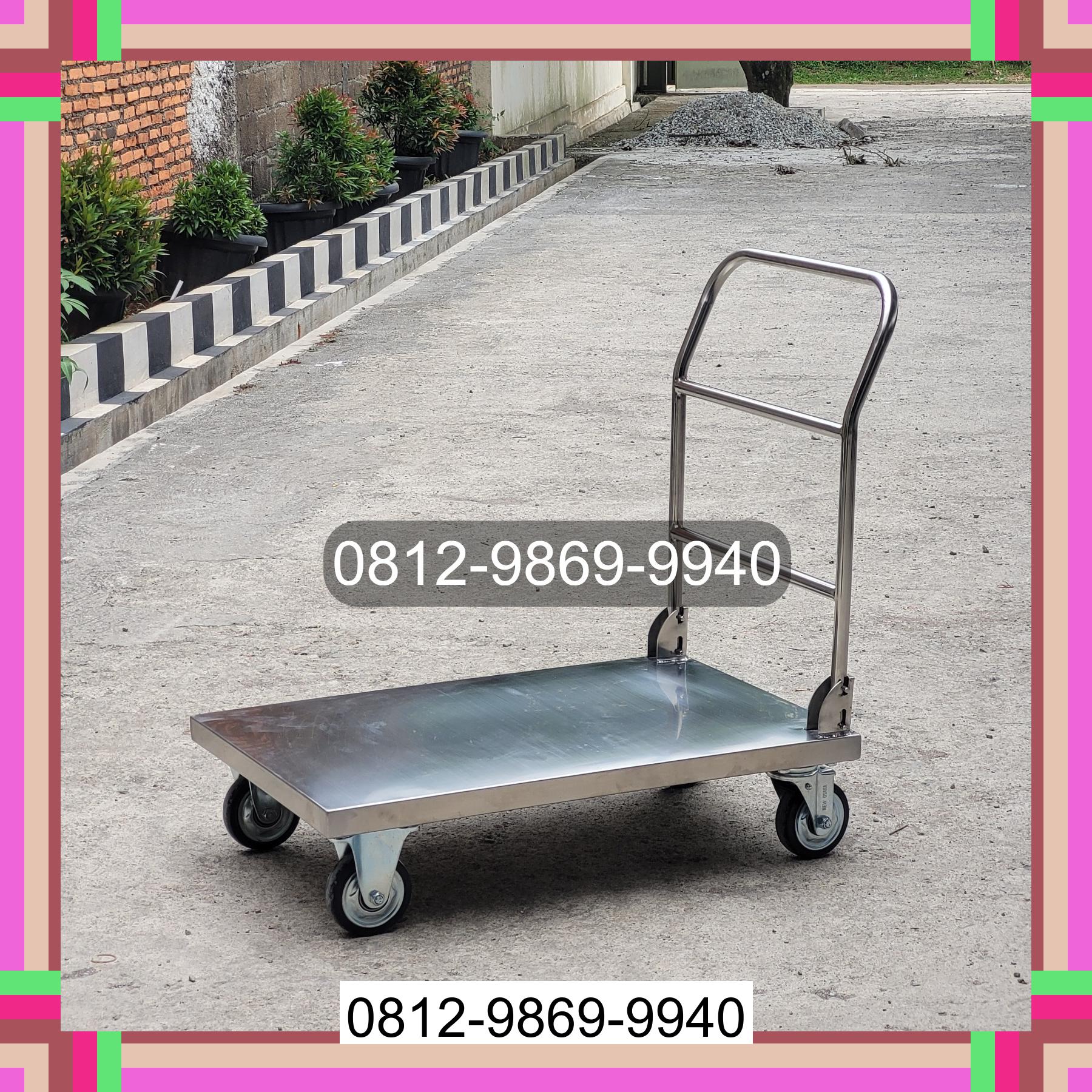 0812-9869-9940 Eksklusif, Jual Handtruck Hand Truck 500 kgg & 300 kg | Troli Barang | Troli lipat | Troli angkut Ulu Barumun