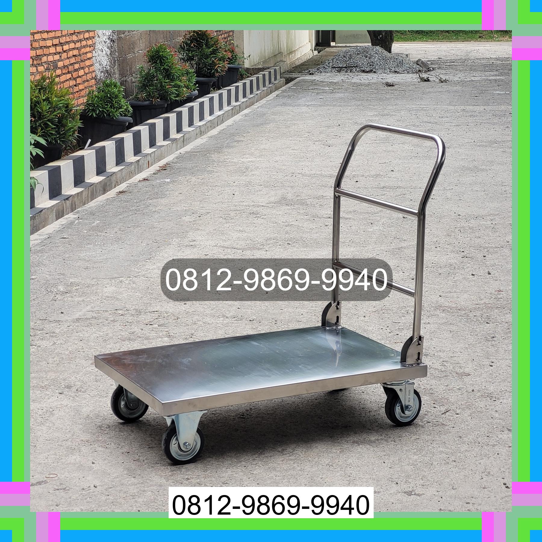 0812-9869-9940 Eksklusif, Jual Handtruck Hand Truck 500 kgg & 300 kg | Troli Barang | Troli lipat | Troli angkut Wakuo