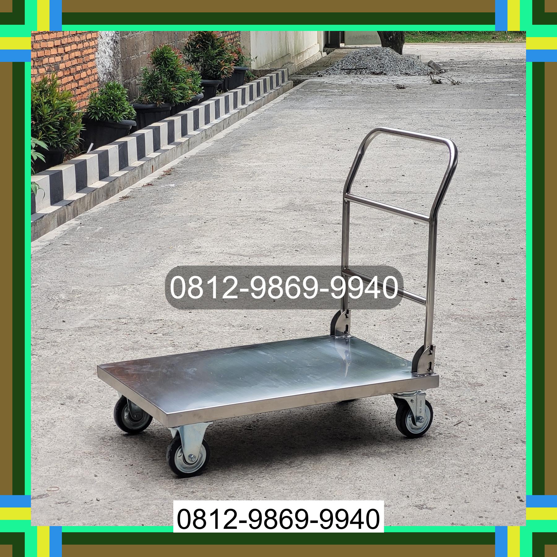 0812-9869-9940 Eksklusif, Jual Handtruck Hand Truck 500 kgg & 300 kg | Troli Barang | Troli lipat | Troli angkut Yalimo