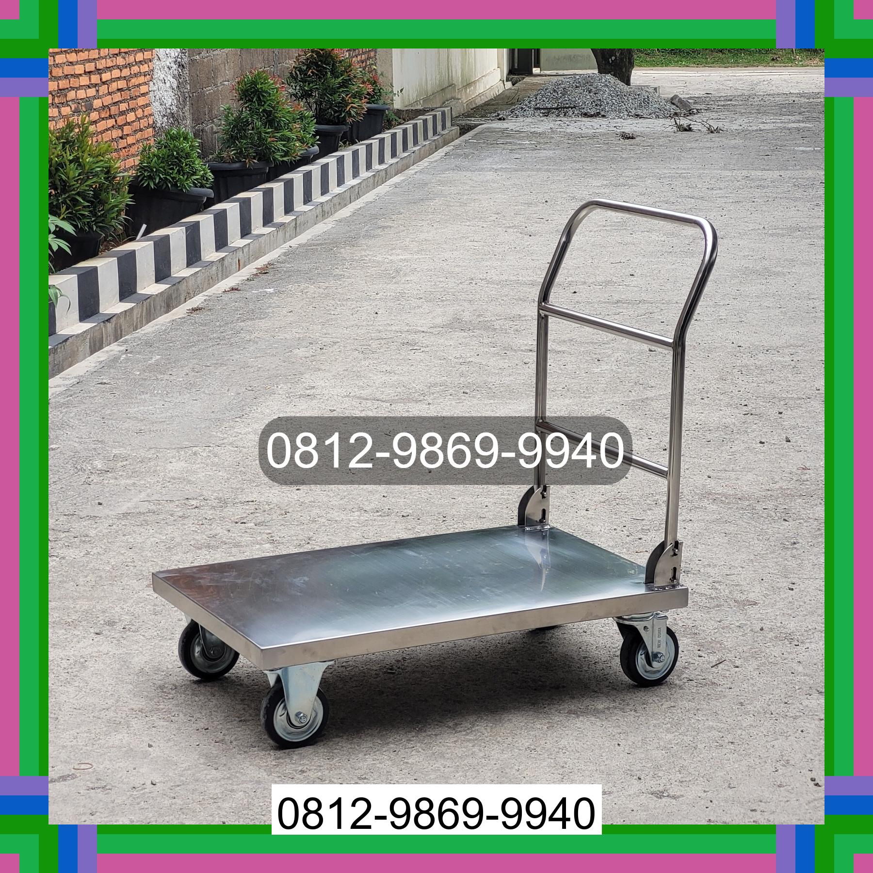 0812-9869-9940 Eksklusif, Jual Handtruck Hand Truck 500 kgg & 300 kg | Trolley Barang | Trolley lipat | Trolley angkut Cijati