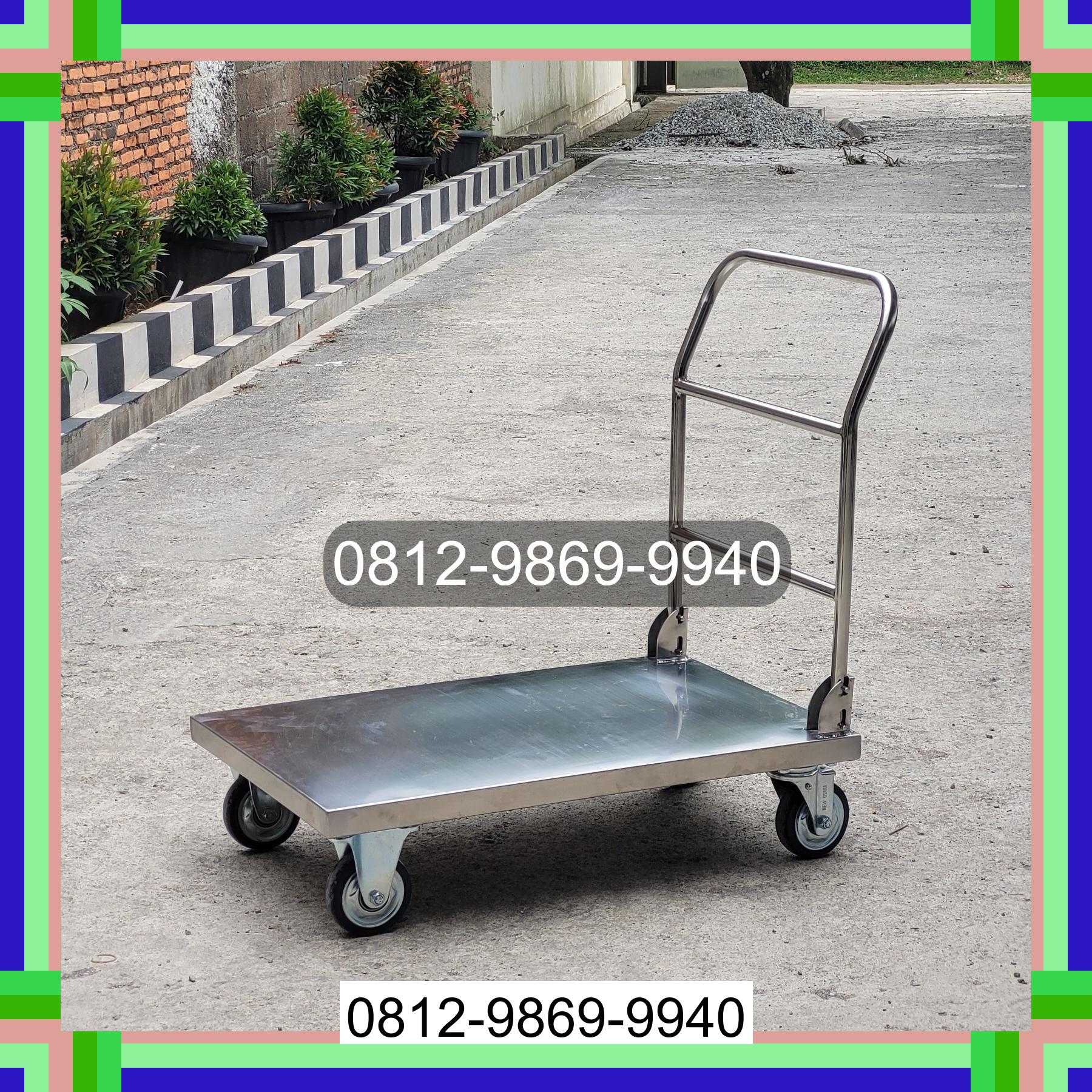 0812-9869-9940 Eksklusif, Jual Handtruck Hand Truck 500 kgg & 300 kg | Trolley Barang | Trolley lipat | Trolley angkut Mandioli Selatan