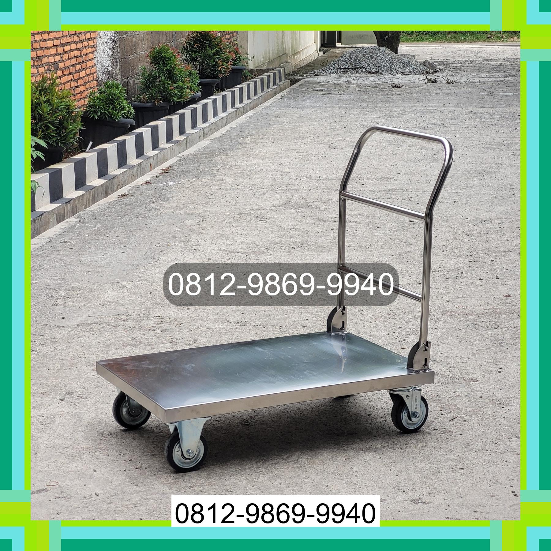 0812-9869-9940 Eksklusif, Jual Handtruck Hand Truck 500 kgg & 300 kg | Trolley Barang | Trolley lipat | Trolley angkut Nias Selatan