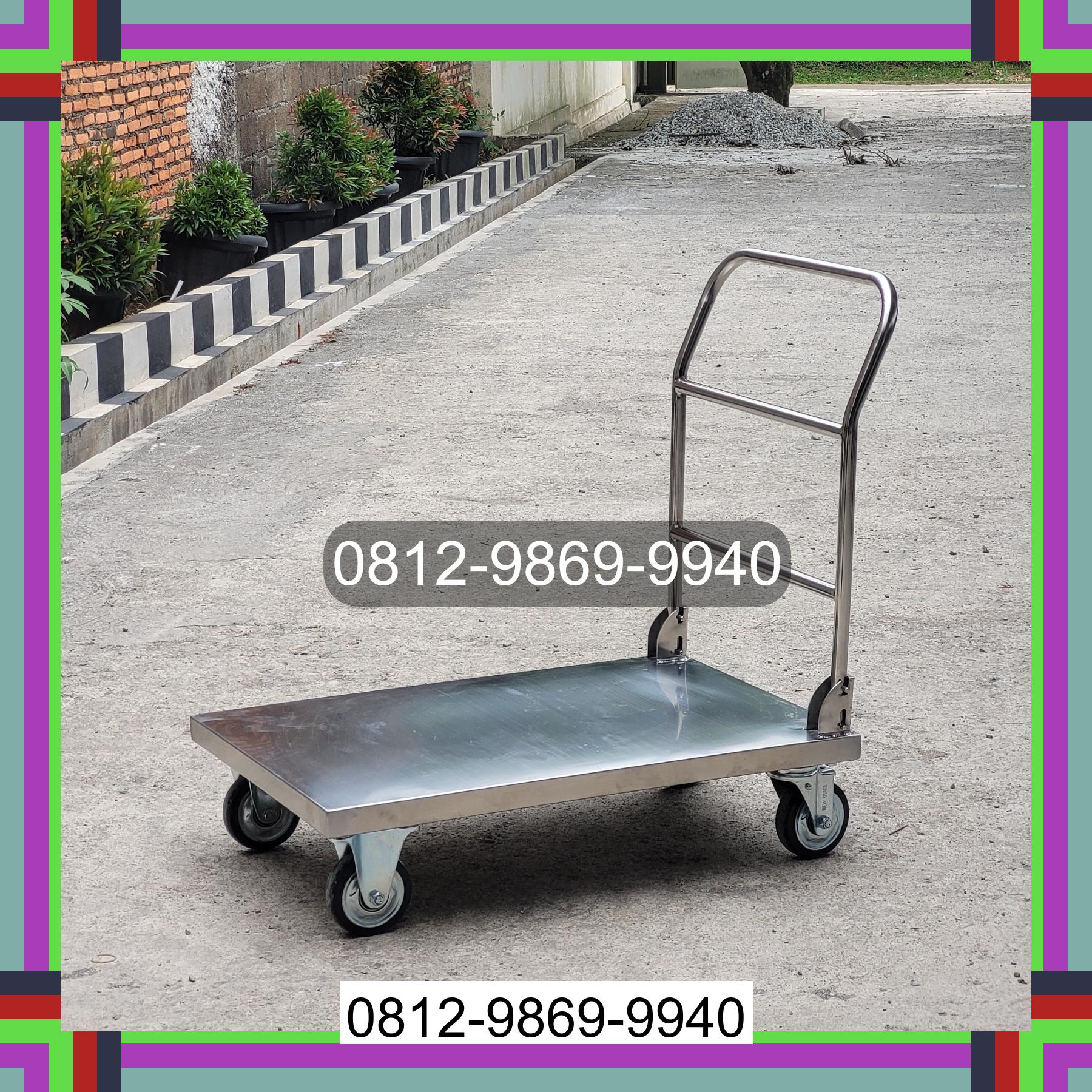 0812-9869-9940 Eksklusif, Jual Handtruck Hand Truck 500 kgg & 300 kg | Trolley Barang | Trolley lipat | Trolley angkut Pulubala