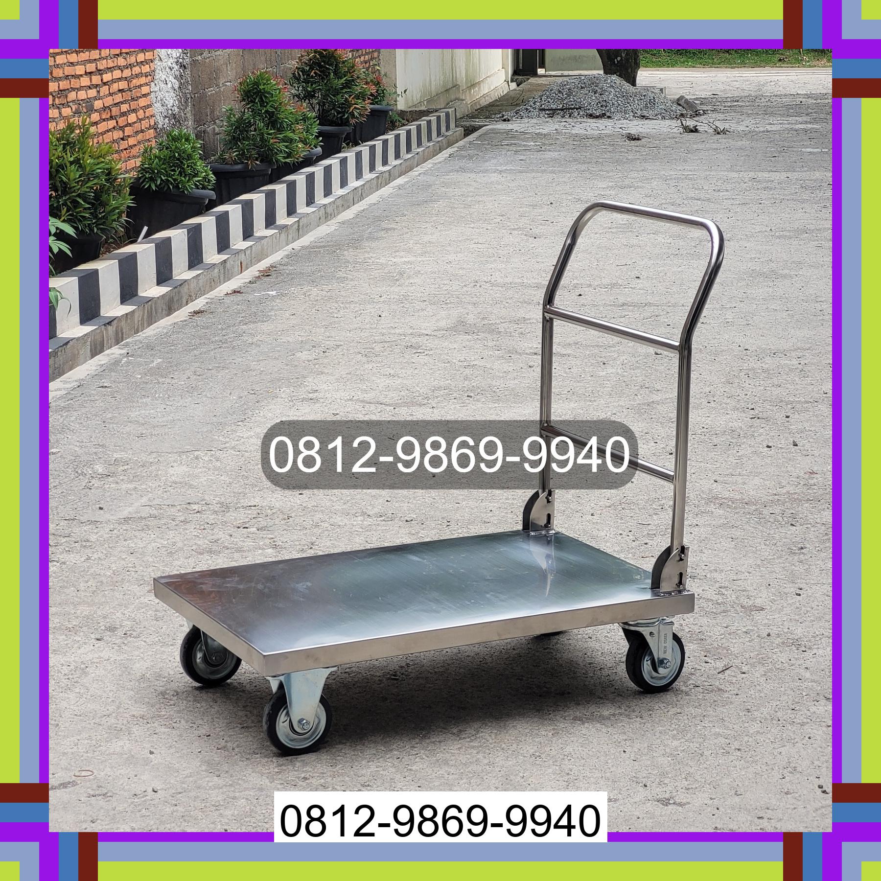 0812-9869-9940 Eksklusif, Jual Handtruck Hand Truck 500 kgg & 300 kg | Trolley Barang | Trolley lipat | Trolley angkut Sokaraja