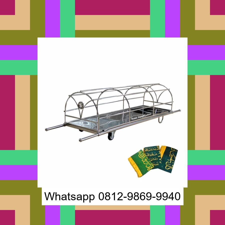 0812-9869-9940 Eksklusif, Jual Keranda Mayat / Keranda Jenazah / Kurung batang stainless Alasa Talu Muzoi