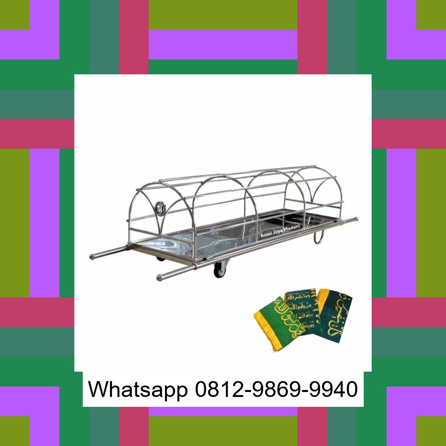 0812-9869-9940 Eksklusif, Jual Keranda Mayat / Keranda Jenazah / Kurung batang stainless Miomaffo Timur