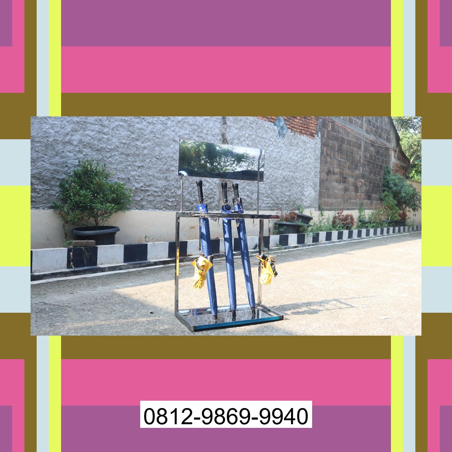 0812-9869-9940 Eksklusif, Jual Rak Payung | Tempat Payung | Rak Tempat Stand Payung | Lemari Payung | Promo Launching Buay Sandang Aji