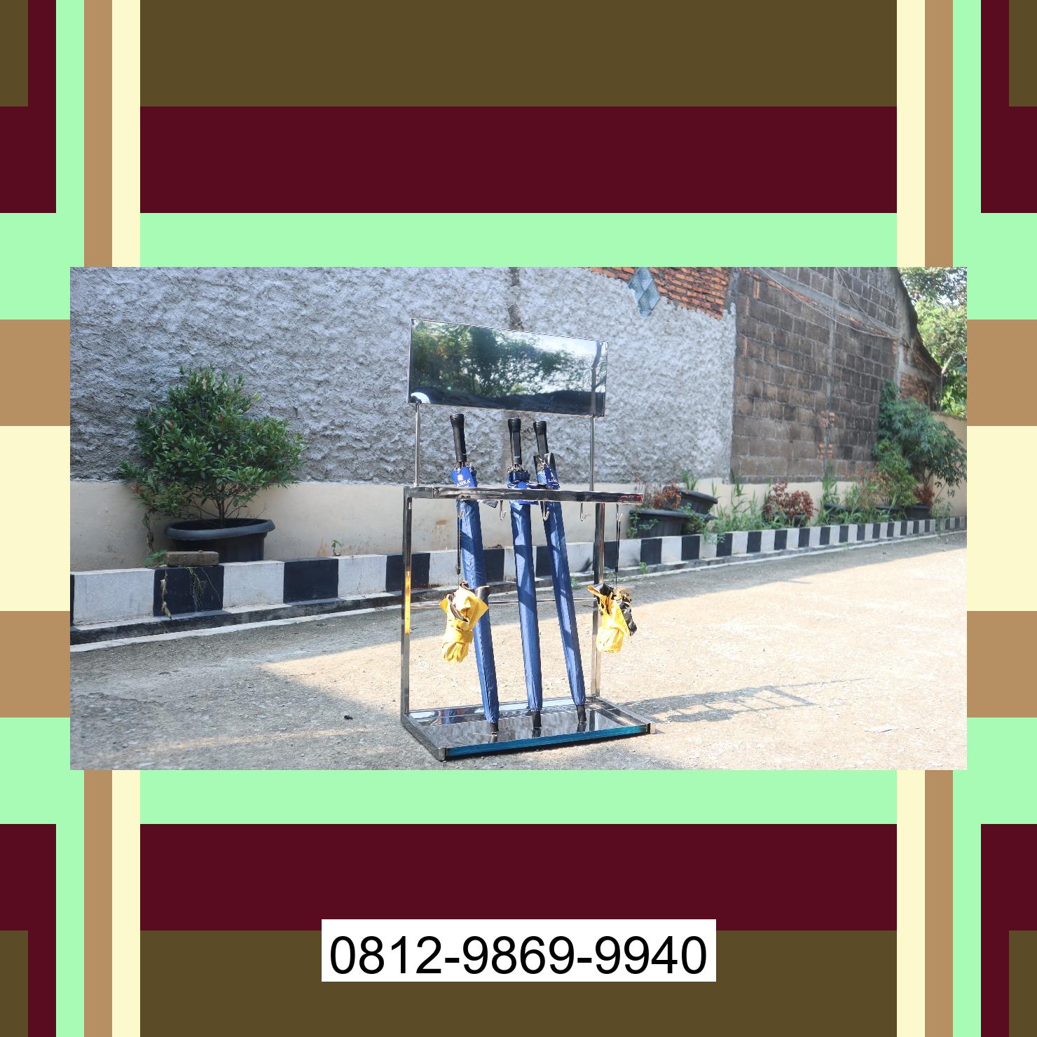 0812-9869-9940 Eksklusif, Jual Rak Payung | Tempat Payung | Rak Tempat Stand Payung | Lemari Payung | Promo Launching Ilir Talo