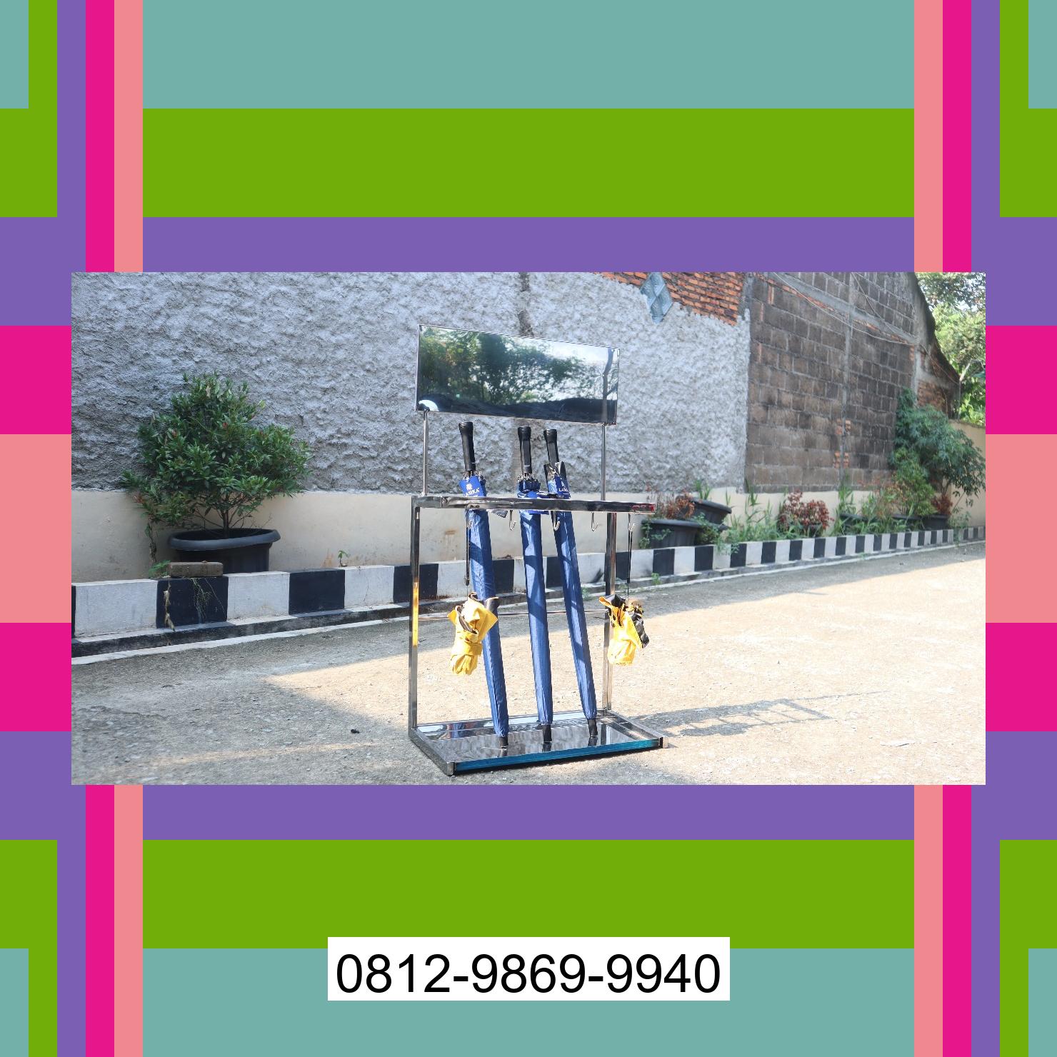 0812-9869-9940 Eksklusif, Jual Rak Payung | Tempat Payung | Rak Tempat Stand Payung | Lemari Payung | Promo Launching Rambang Kapak Tengah