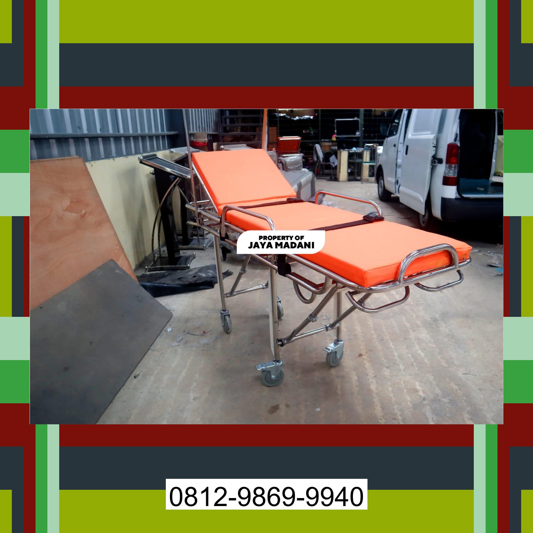 0812-9869-9940 Eksklusif, Stretcher Ambulance | Strecher Brankar Ambulance Stainless Steel Gunung Terang