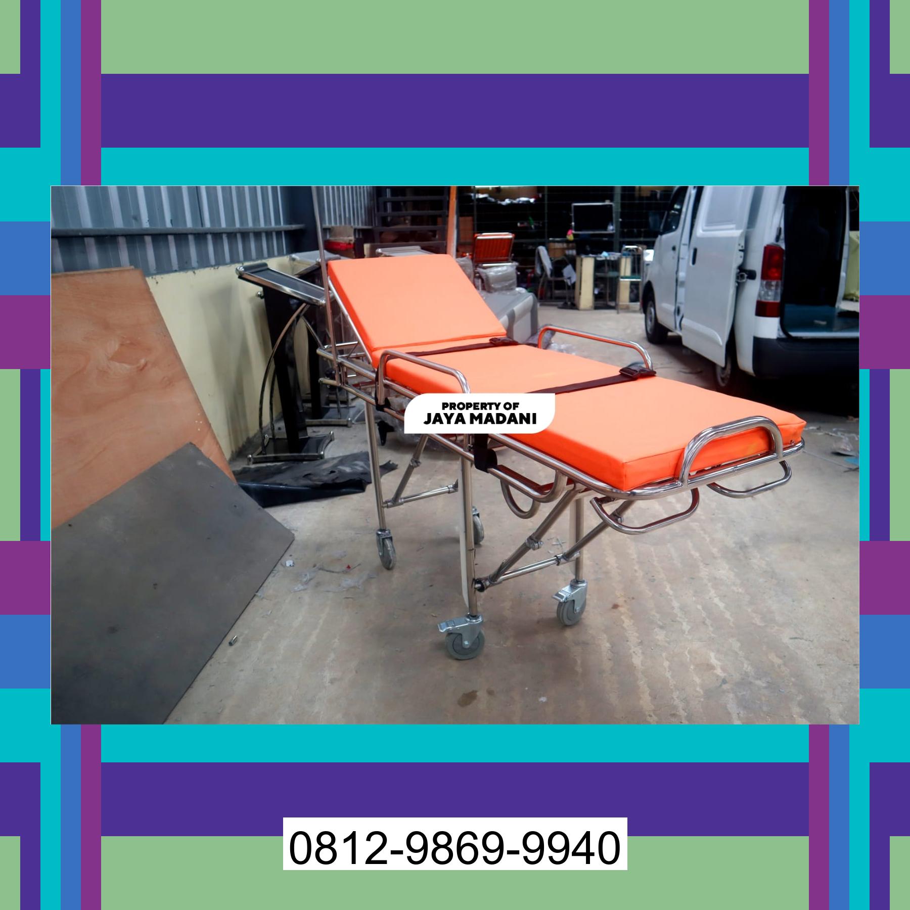 0812-9869-9940 Eksklusif, Stretcher Ambulance | Strecher Brankar Ambulance Stainless Steel Paleleh Barat
