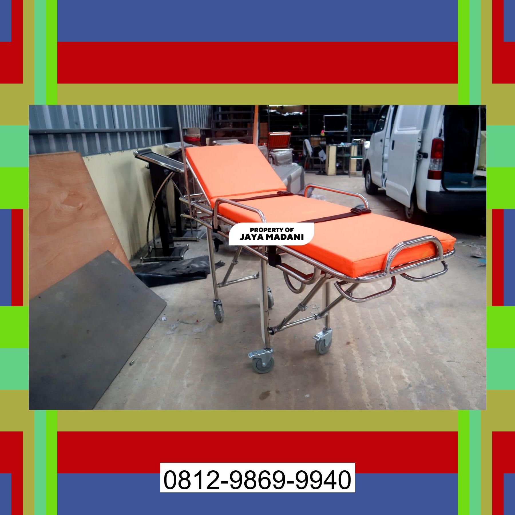 0812-9869-9940 Eksklusif, Stretcher Ambulance | Strecher Brankar Ambulance Stainless Steel Sayan