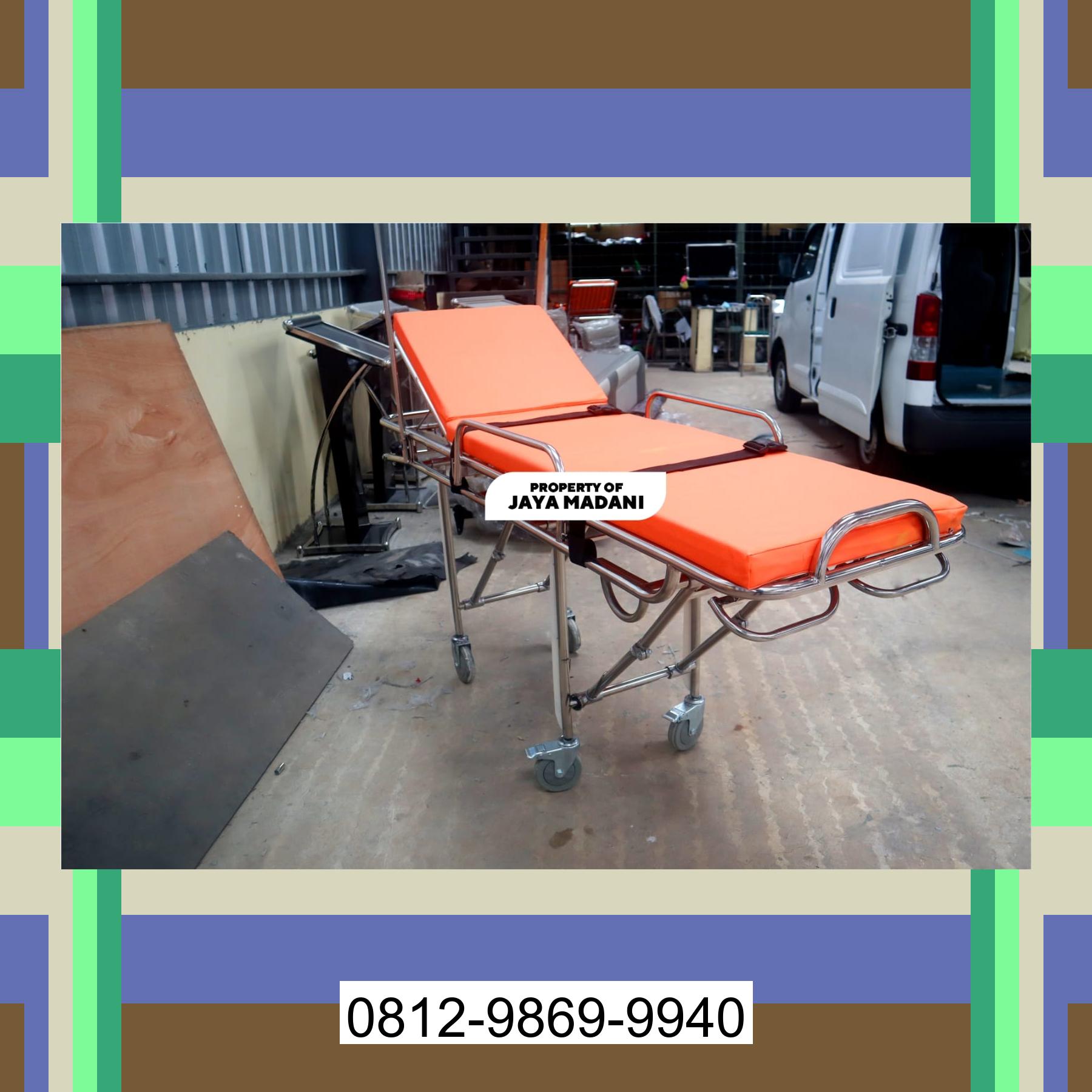 0812-9869-9940 Eksklusif, Stretcher Ambulance | Strecher Brankar Ambulance Stainless Steel Seberuang
