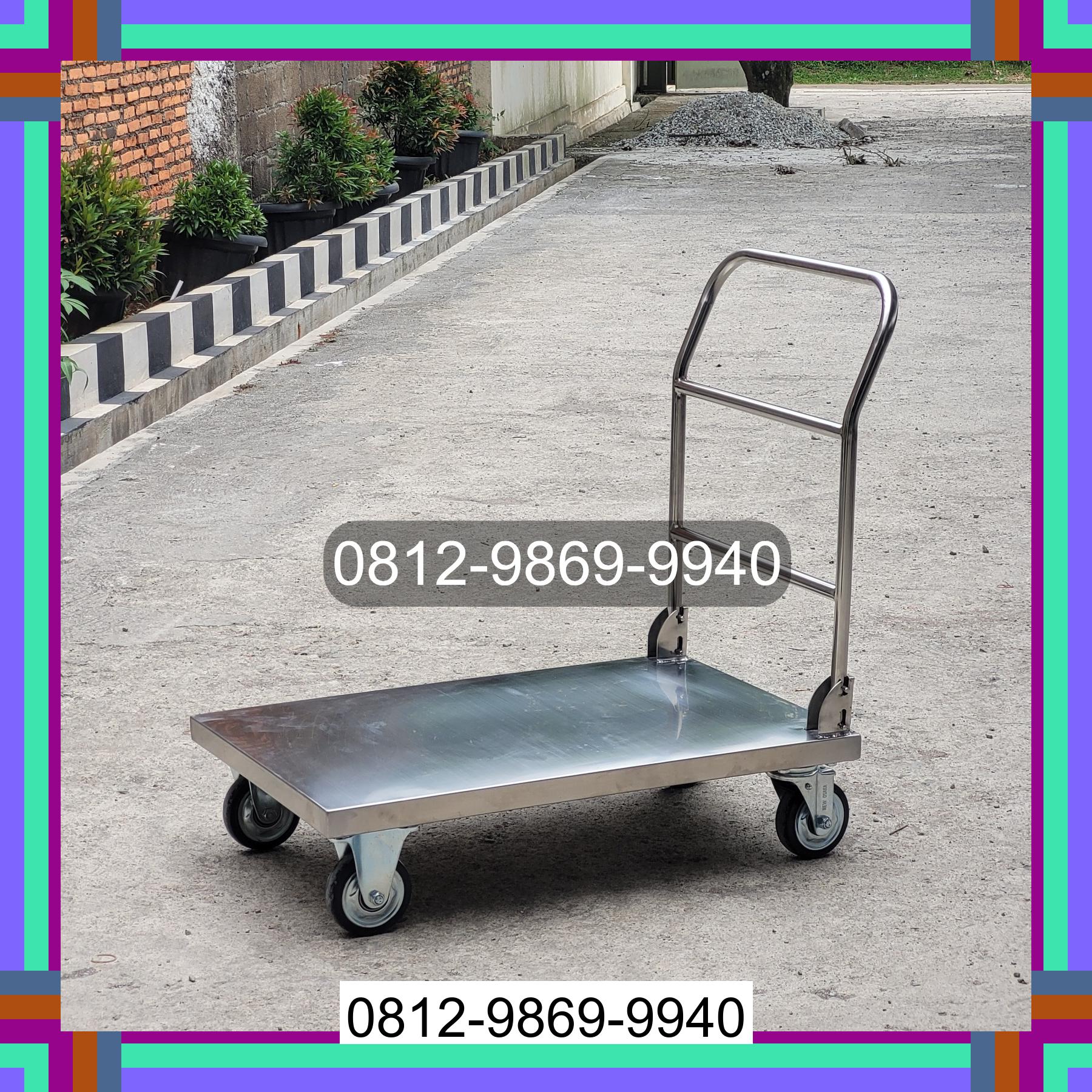 0812-9869-9940 Promo Hebat, Jual Handtruck Hand Truck 500 kgg & 300 kg | Troli Barang | Troli lipat | Troli angkut Aceh Barat Daya