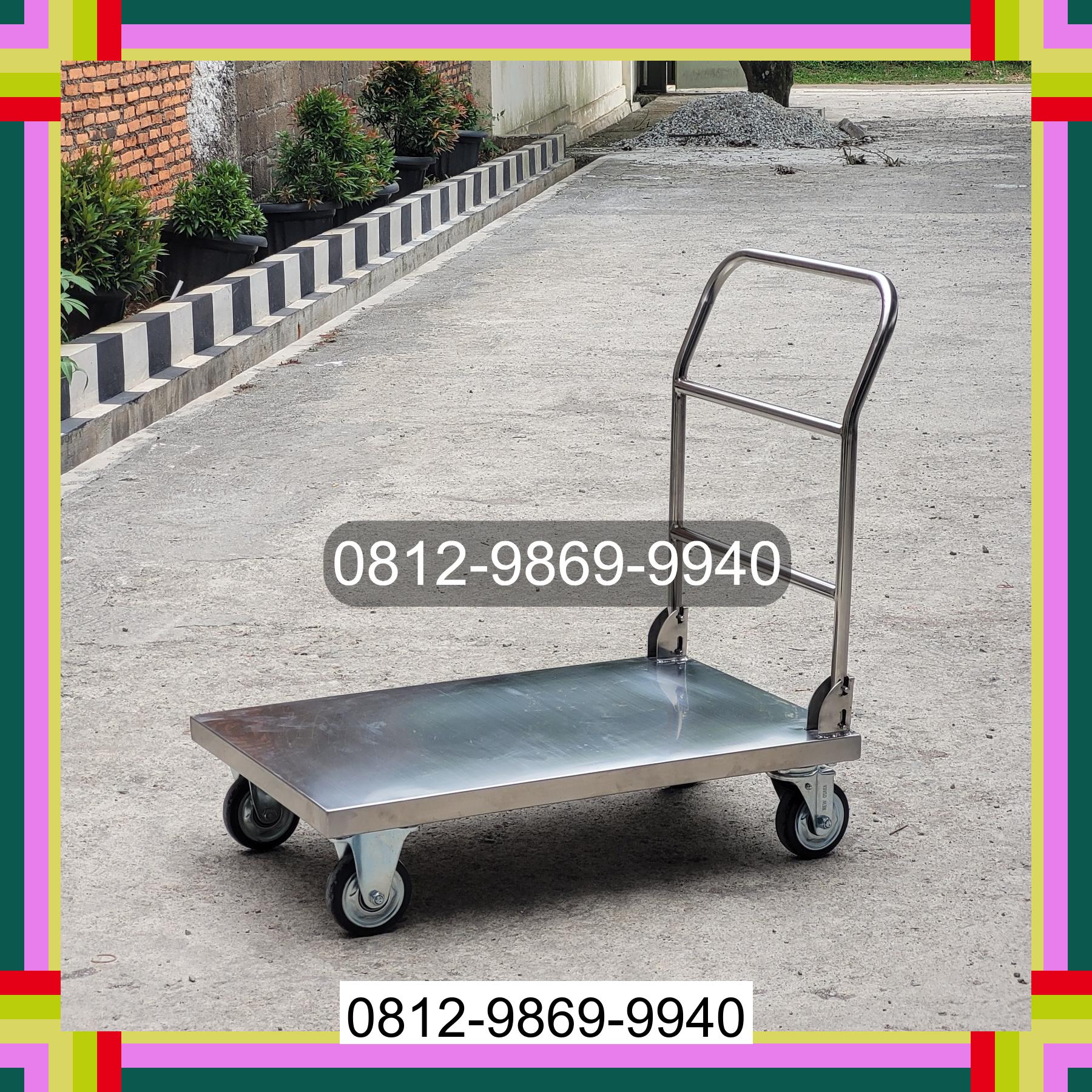 0812-9869-9940 Promo Hebat, Jual Handtruck Hand Truck 500 kgg & 300 kg | Troli Barang | Troli lipat | Troli angkut Aceh Tamiang