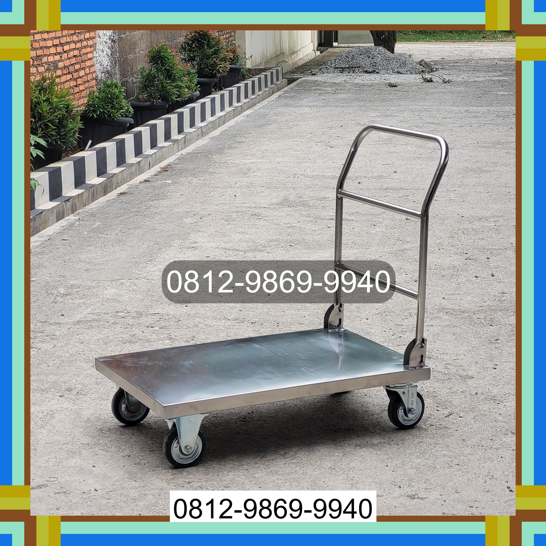 0812-9869-9940 Promo Hebat, Jual Handtruck Hand Truck 500 kgg & 300 kg | Troli Barang | Troli lipat | Troli angkut Aceh Tenggara