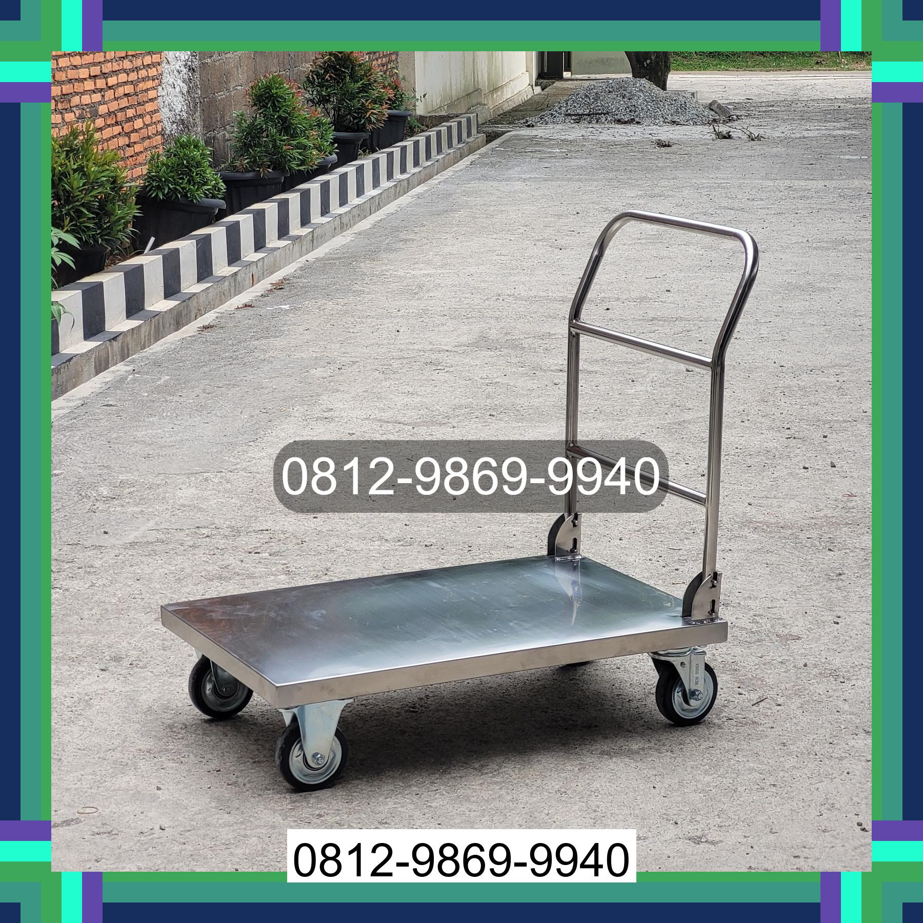 0812-9869-9940 Promo Hebat, Jual Handtruck Hand Truck 500 kgg & 300 kg | Troli Barang | Troli lipat | Troli angkut Aek Kuo