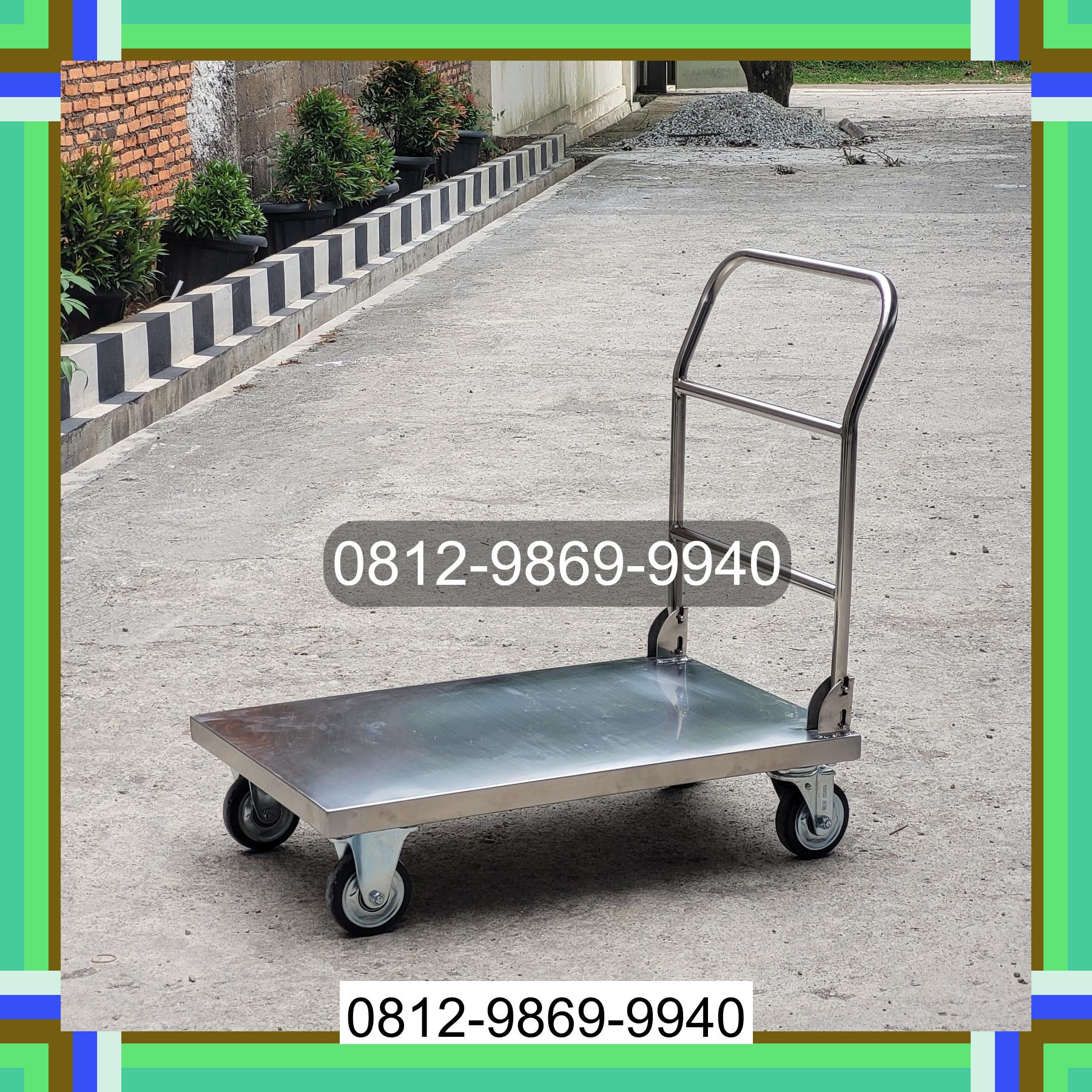0812-9869-9940 Promo Hebat, Jual Handtruck Hand Truck 500 kgg & 300 kg | Troli Barang | Troli lipat | Troli angkut Aifat Timur Selatan