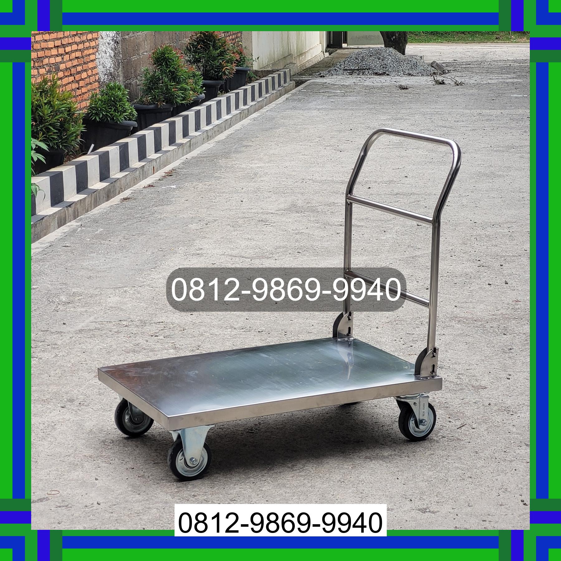 0812-9869-9940 Promo Hebat, Jual Handtruck Hand Truck 500 kgg & 300 kg | Troli Barang | Troli lipat | Troli angkut Alor