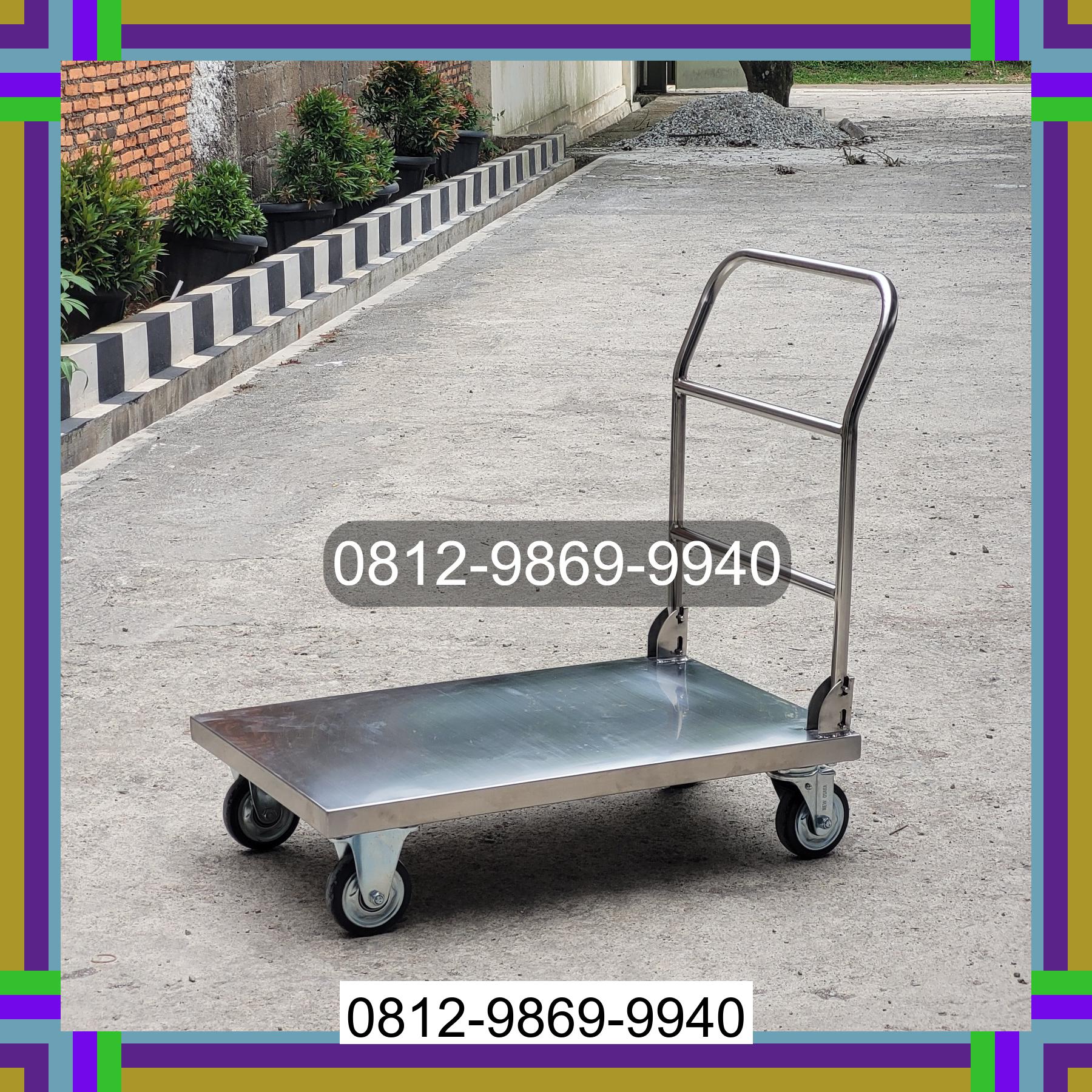 0812-9869-9940 Promo Hebat, Jual Handtruck Hand Truck 500 kgg & 300 kg | Troli Barang | Troli lipat | Troli angkut Angkola Barat