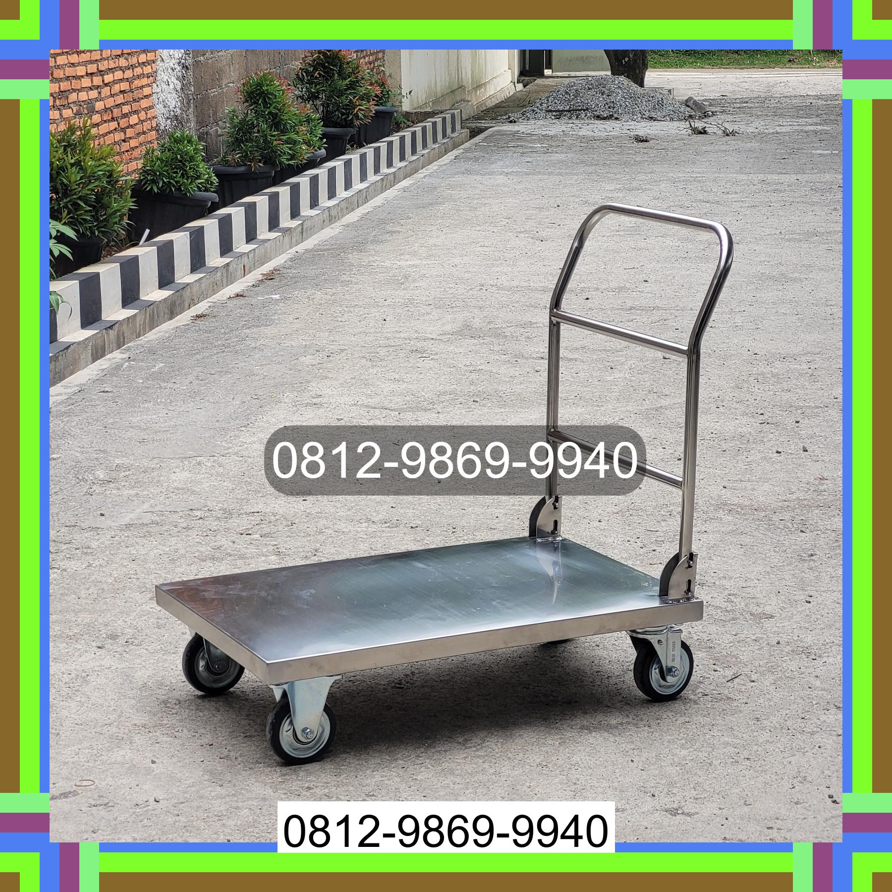 0812-9869-9940 Promo Hebat, Jual Handtruck Hand Truck 500 kgg & 300 kg | Troli Barang | Troli lipat | Troli angkut Badiri