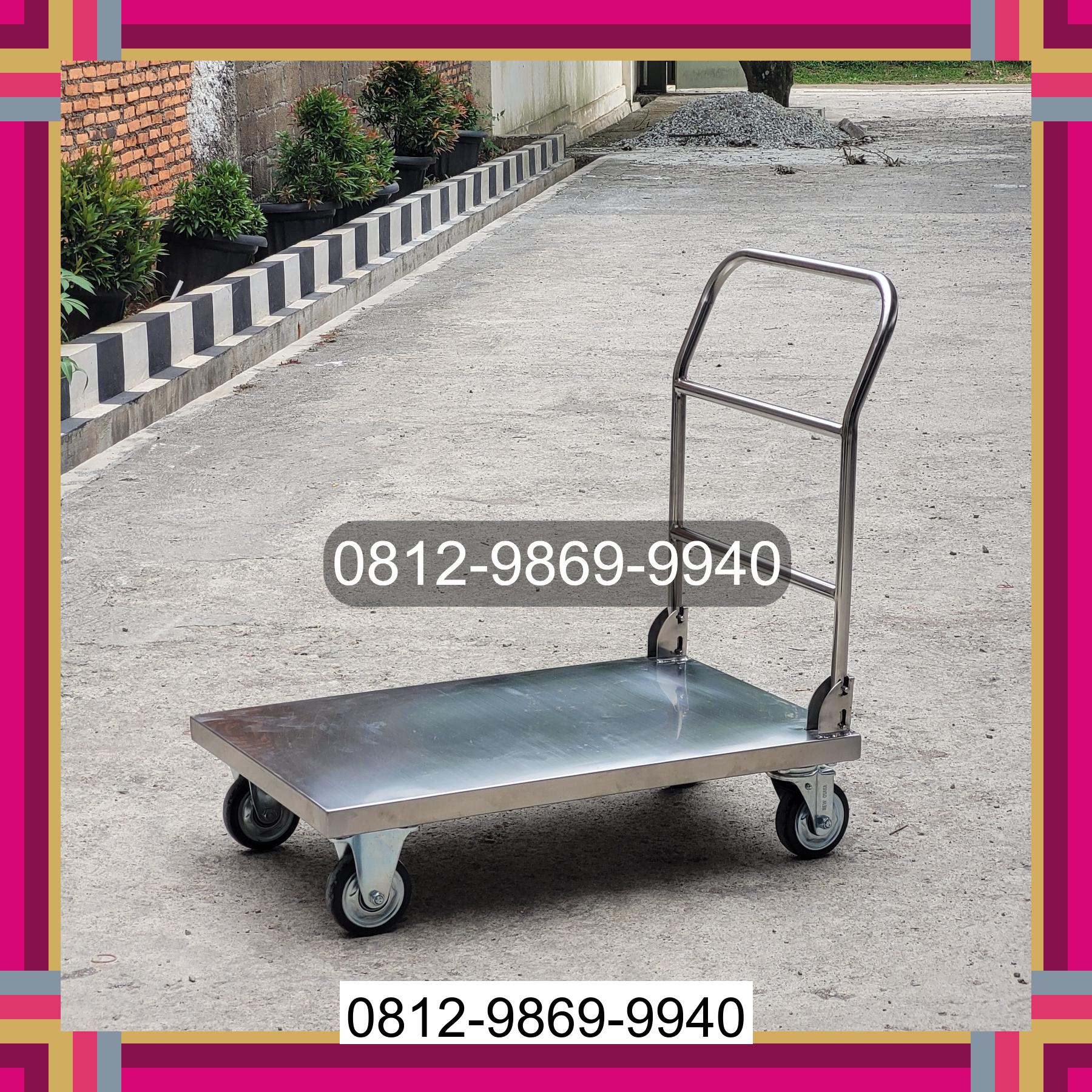 0812-9869-9940 Promo Hebat, Jual Handtruck Hand Truck 500 kgg & 300 kg | Troli Barang | Troli lipat | Troli angkut Banawa Tengah