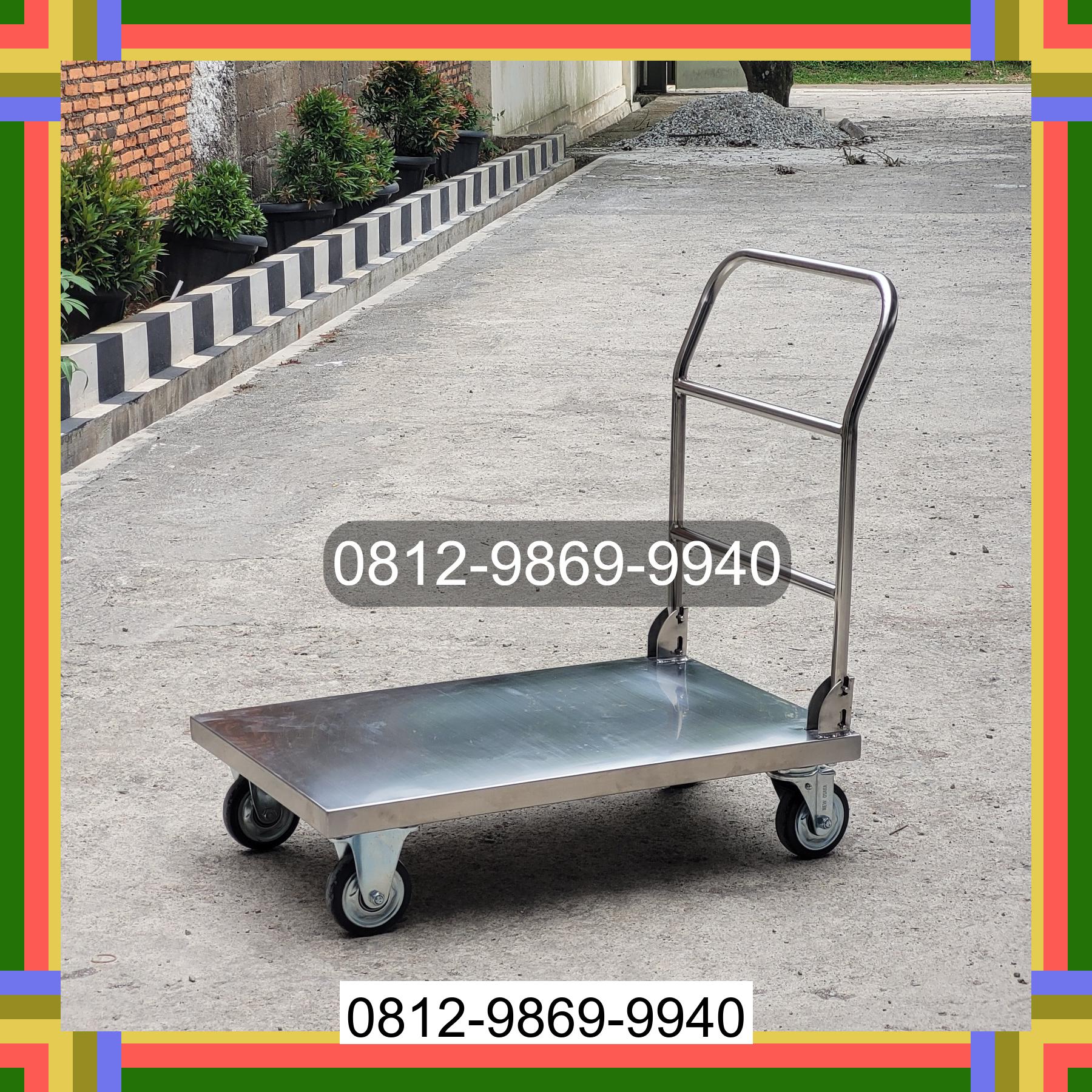 0812-9869-9940 Promo Hebat, Jual Handtruck Hand Truck 500 kgg & 300 kg | Troli Barang | Troli lipat | Troli angkut Banda Baro