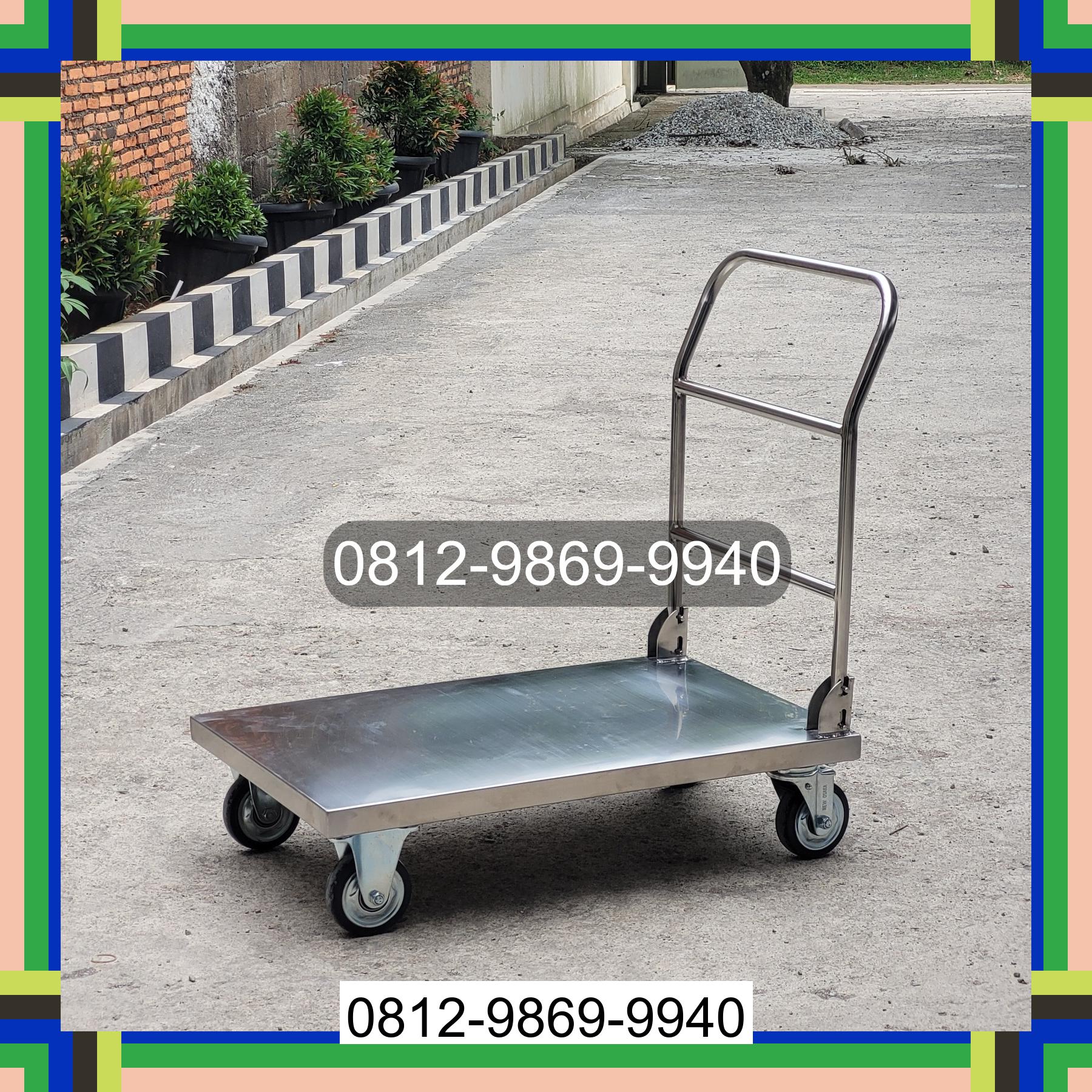 0812-9869-9940 Promo Hebat, Jual Handtruck Hand Truck 500 kgg & 300 kg | Troli Barang | Troli lipat | Troli angkut Bangli