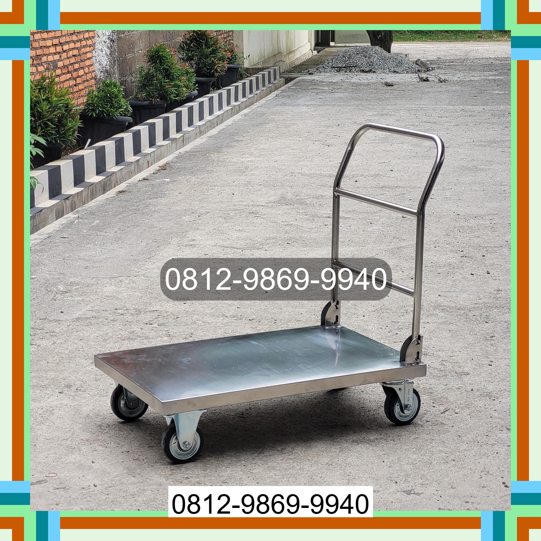 0812-9869-9940 Promo Hebat, Jual Handtruck Hand Truck 500 kgg & 300 kg | Troli Barang | Troli lipat | Troli angkut Banyumas