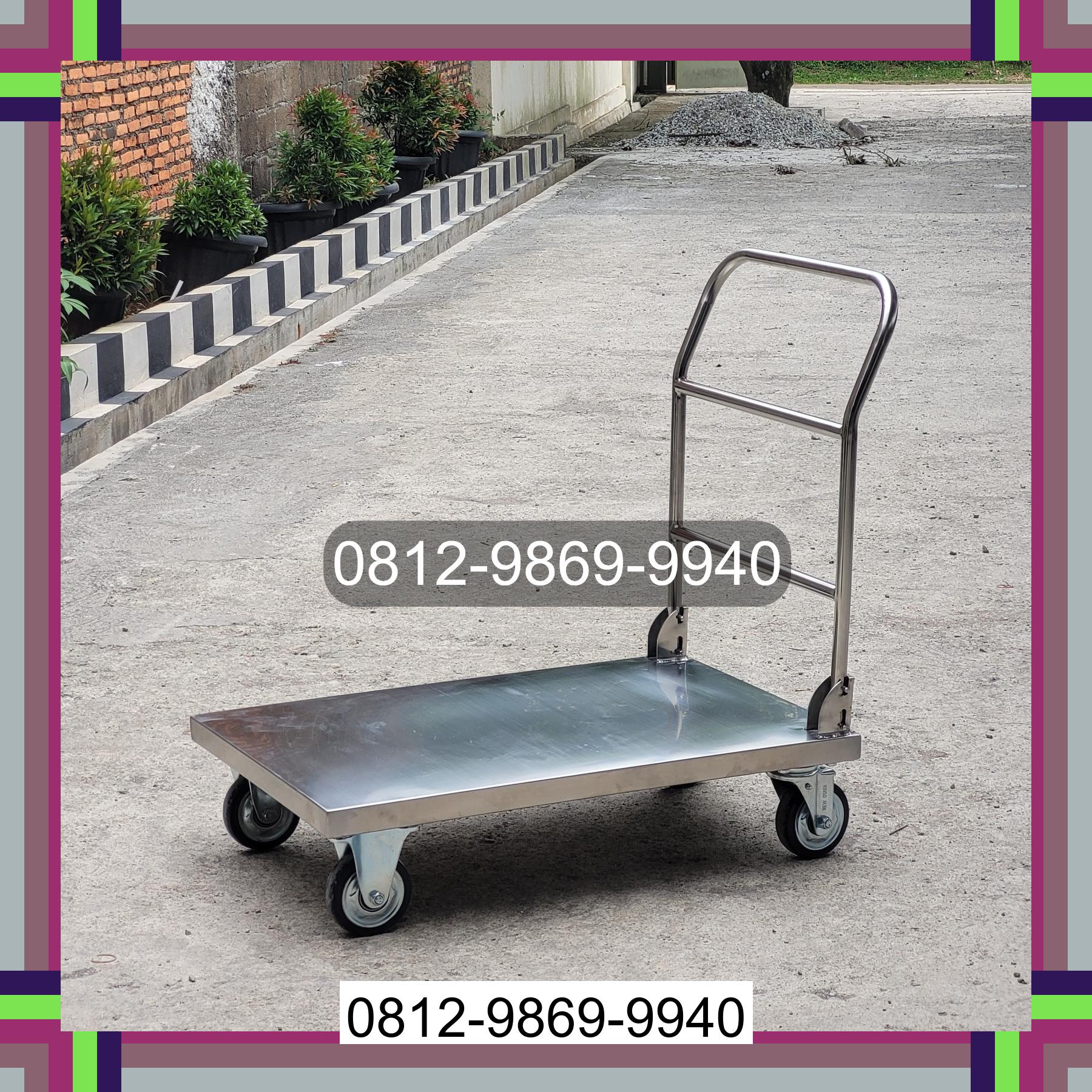 0812-9869-9940 Promo Hebat, Jual Handtruck Hand Truck 500 kgg & 300 kg | Troli Barang | Troli lipat | Troli angkut Baradatu