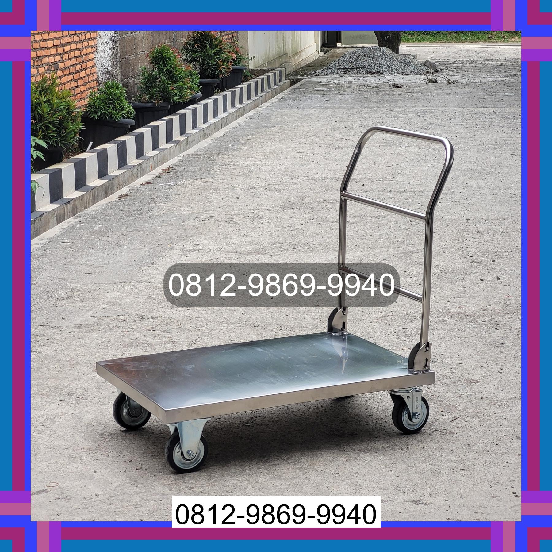 0812-9869-9940 Promo Hebat, Jual Handtruck Hand Truck 500 kgg & 300 kg | Troli Barang | Troli lipat | Troli angkut Barito Utara