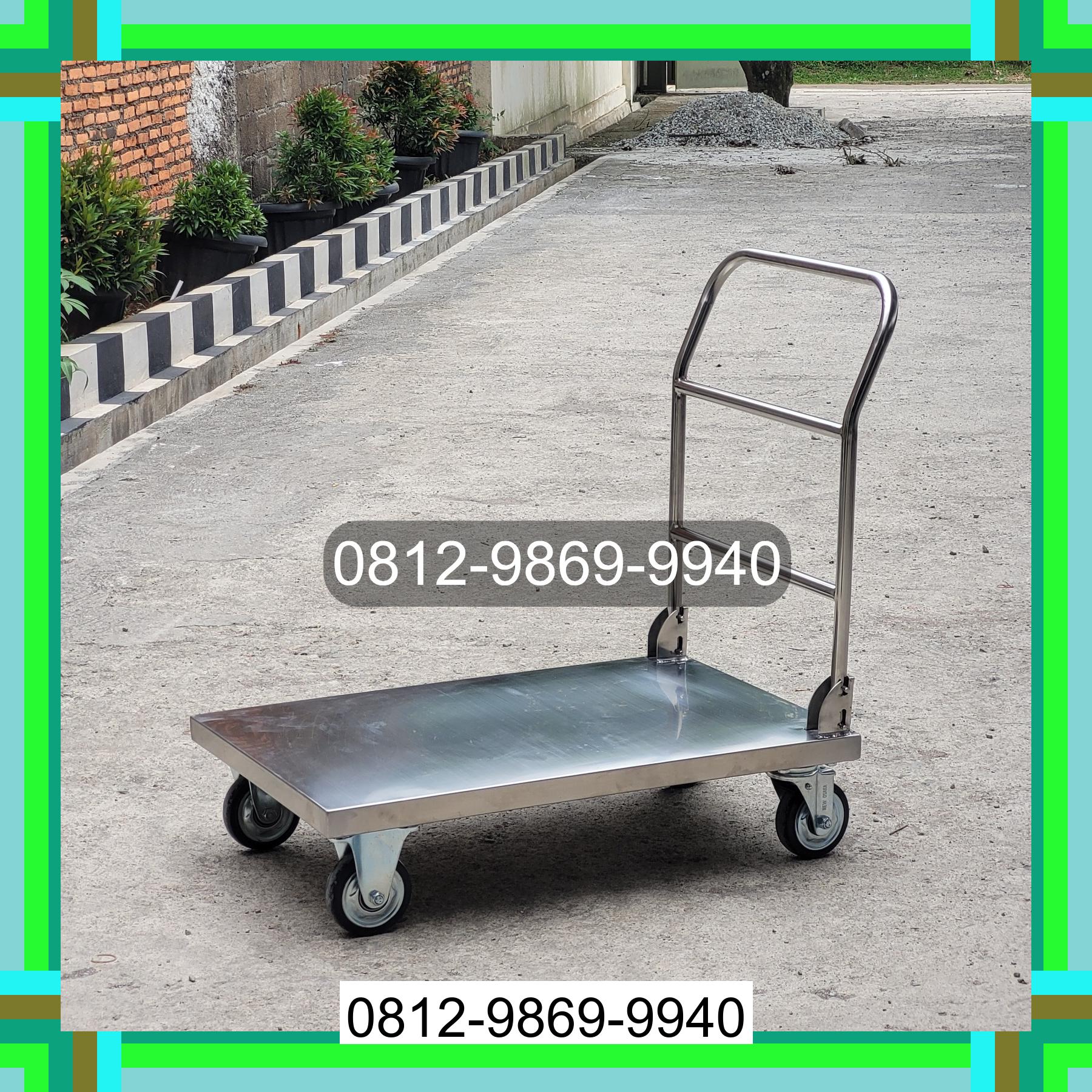 0812-9869-9940 Promo Hebat, Jual Handtruck Hand Truck 500 kgg & 300 kg | Troli Barang | Troli lipat | Troli angkut Barumun Selatan