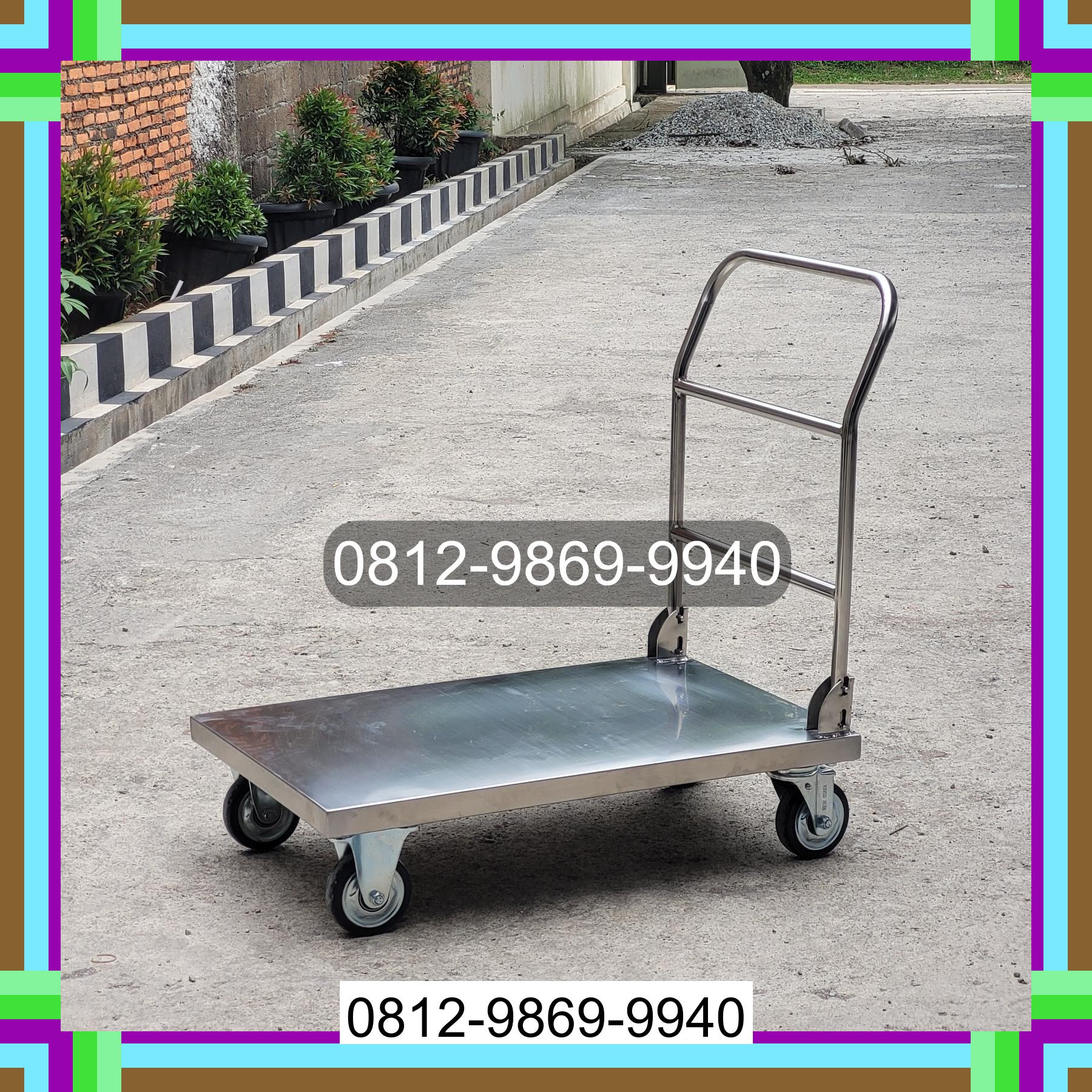 0812-9869-9940 Promo Hebat, Jual Handtruck Hand Truck 500 kgg & 300 kg | Troli Barang | Troli lipat | Troli angkut Batang