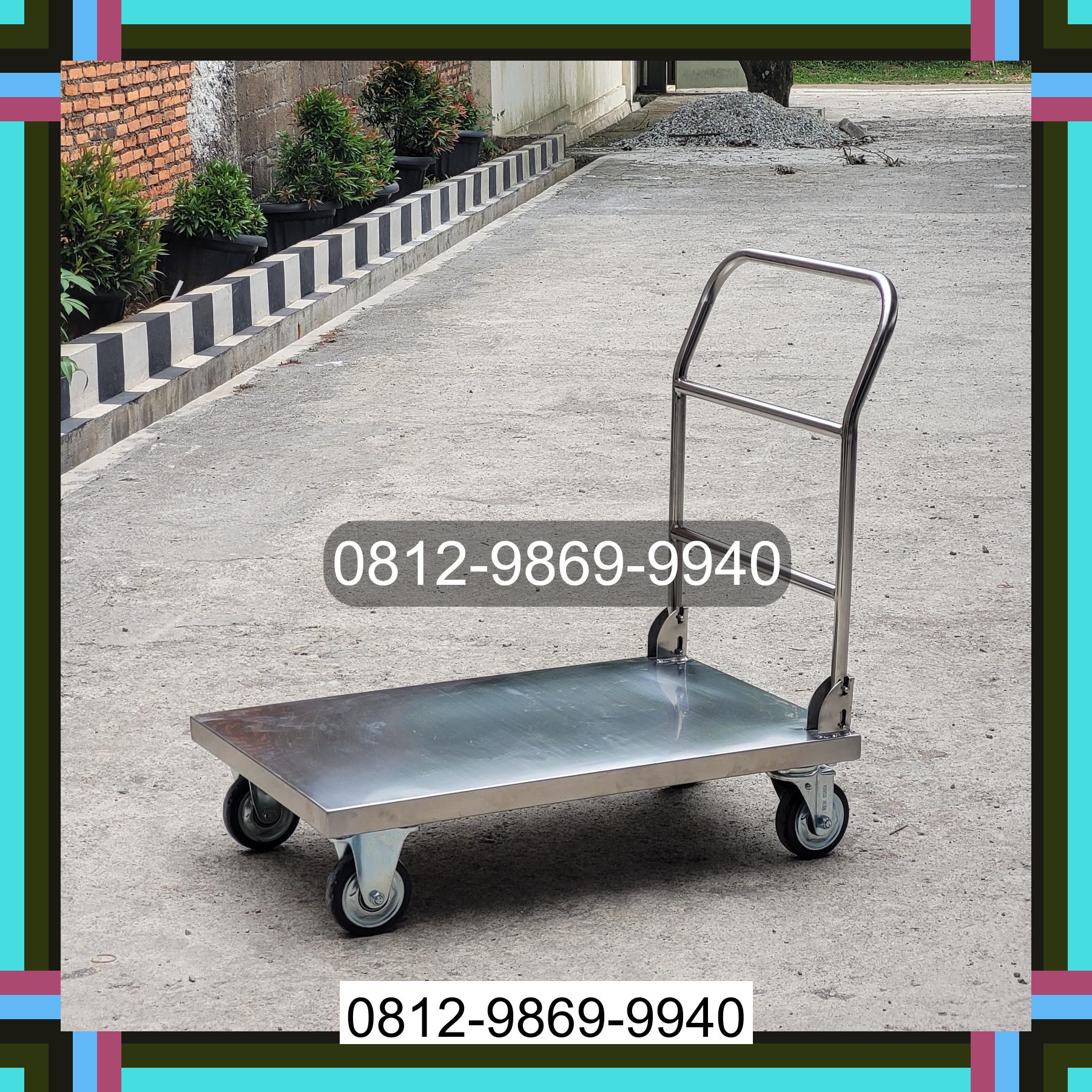 0812-9869-9940 Promo Hebat, Jual Handtruck Hand Truck 500 kgg & 300 kg | Troli Barang | Troli lipat | Troli angkut Batang Onang