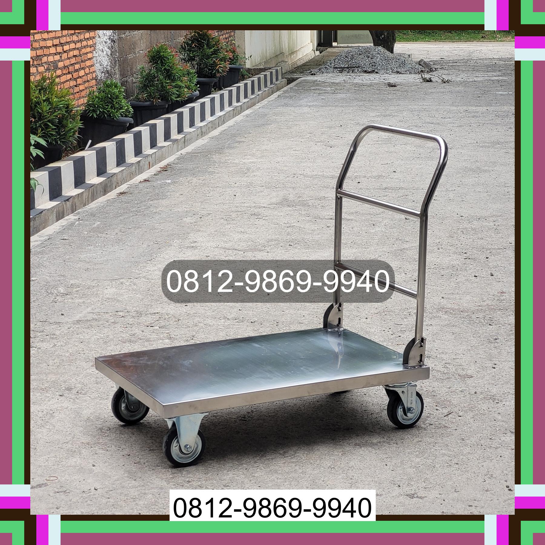 0812-9869-9940 Promo Hebat, Jual Handtruck Hand Truck 500 kgg & 300 kg | Troli Barang | Troli lipat | Troli angkut Batu Atas