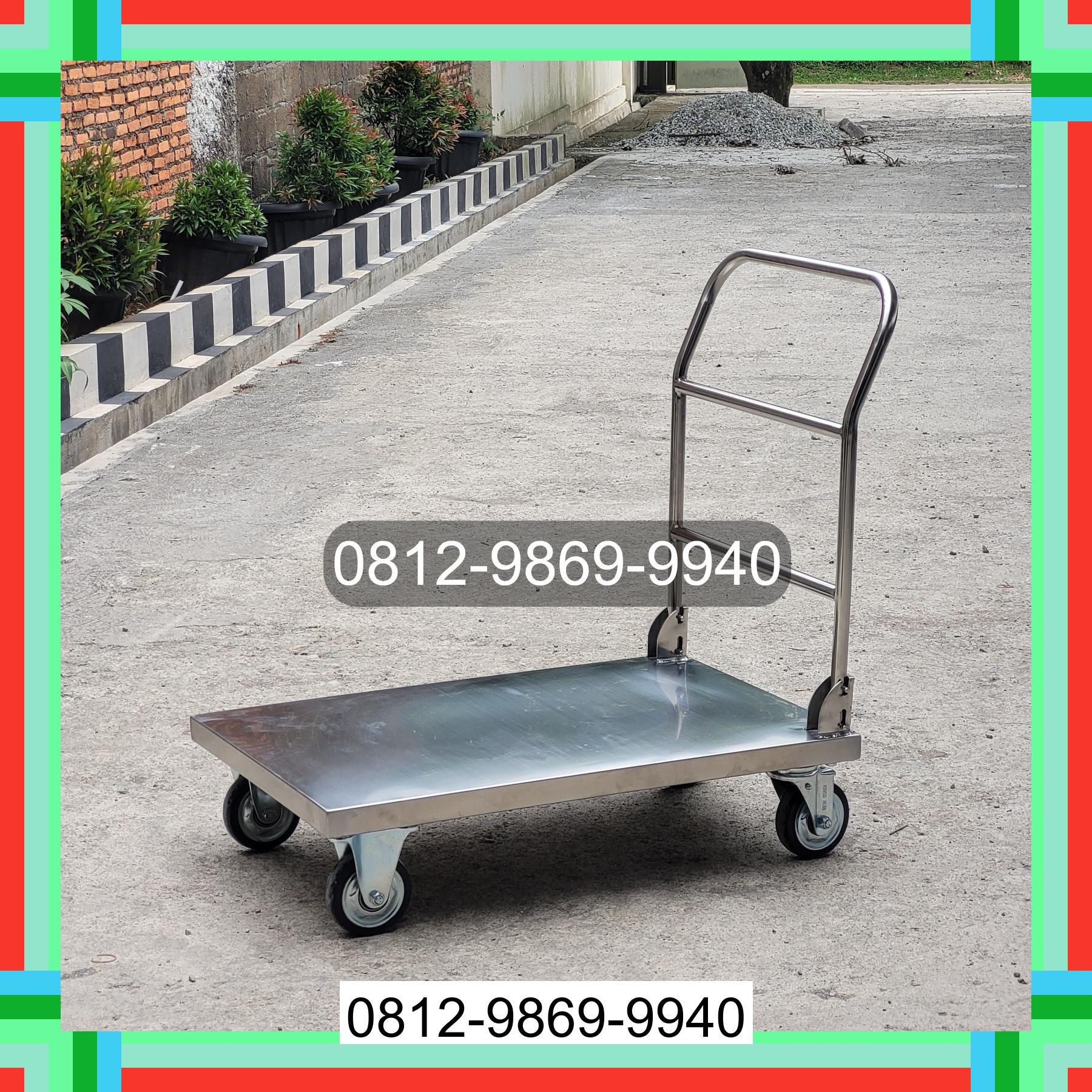 0812-9869-9940 Promo Hebat, Jual Handtruck Hand Truck 500 kgg & 300 kg | Troli Barang | Troli lipat | Troli angkut Bekasi