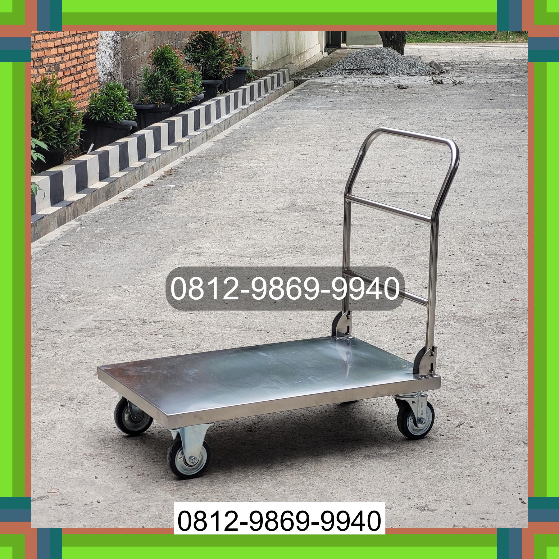 0812-9869-9940 Promo Hebat, Jual Handtruck Hand Truck 500 kgg & 300 kg | Troli Barang | Troli lipat | Troli angkut Benakat