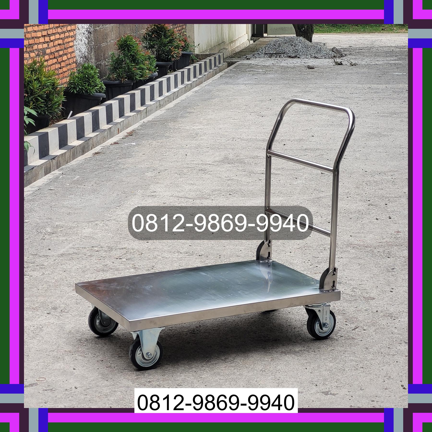 0812-9869-9940 Promo Hebat, Jual Handtruck Hand Truck 500 kgg & 300 kg | Troli Barang | Troli lipat | Troli angkut Biscoop