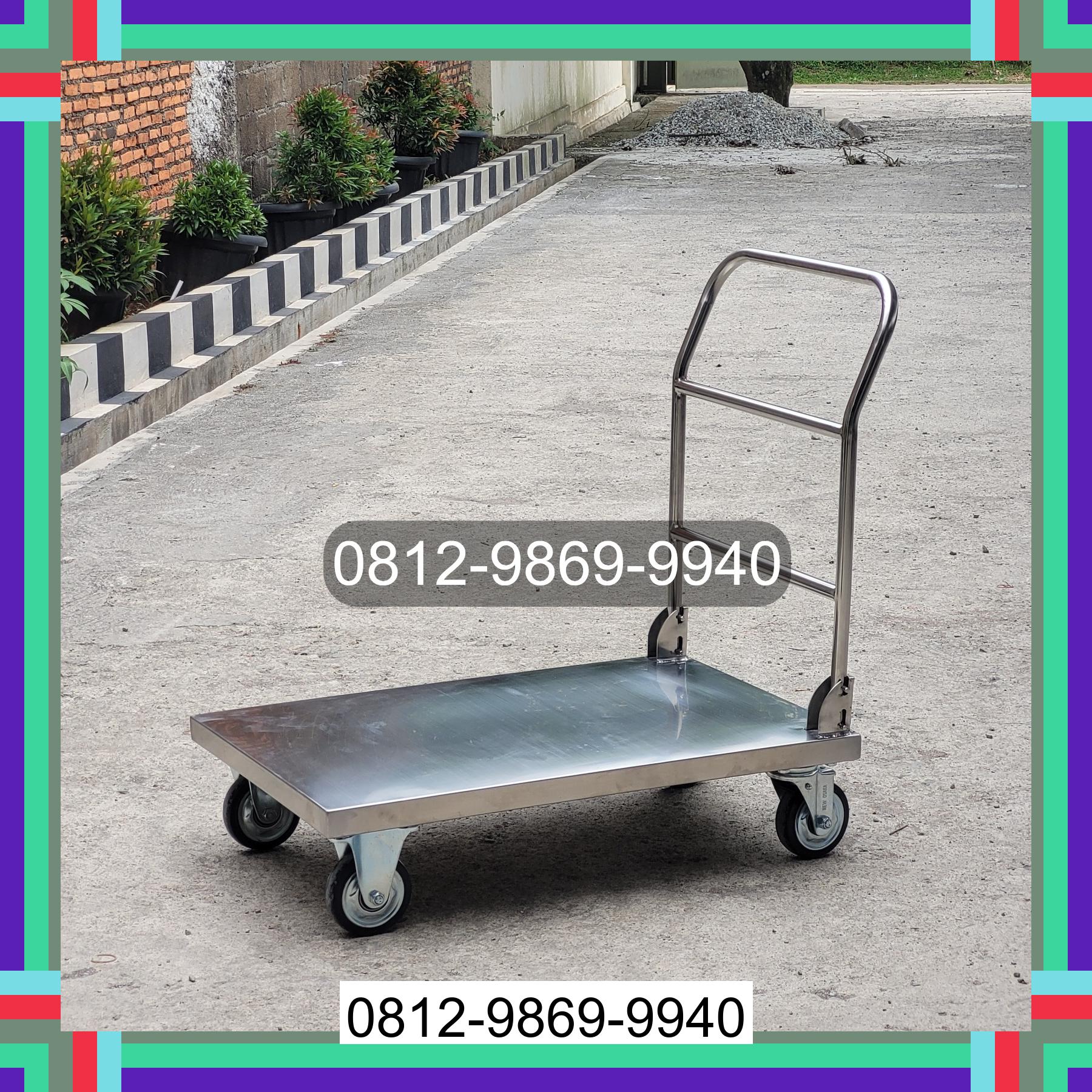 0812-9869-9940 Promo Hebat, Jual Handtruck Hand Truck 500 kgg & 300 kg | Troli Barang | Troli lipat | Troli angkut Bontang
