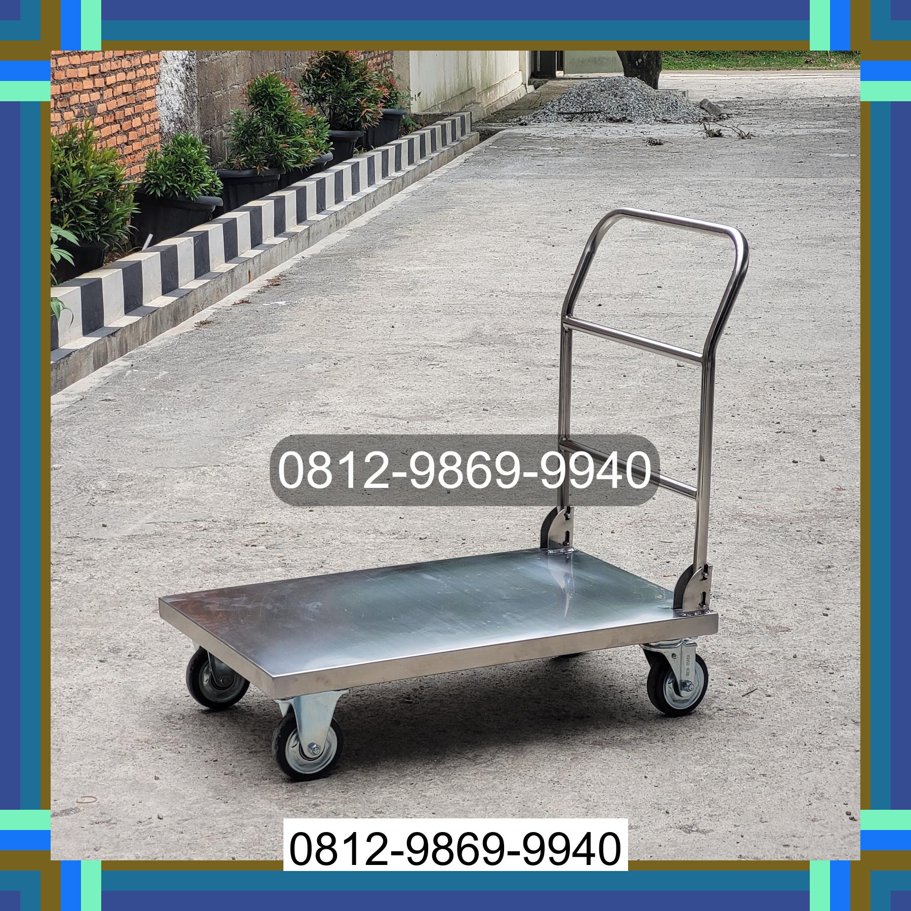 0812-9869-9940 Promo Hebat, Jual Handtruck Hand Truck 500 kgg & 300 kg | Troli Barang | Troli lipat | Troli angkut Ciamis