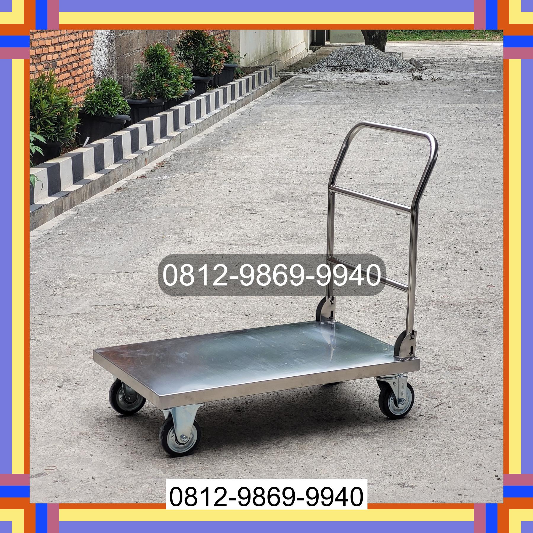 0812-9869-9940 Promo Hebat, Jual Handtruck Hand Truck 500 kgg & 300 kg | Troli Barang | Troli lipat | Troli angkut Cibeureum